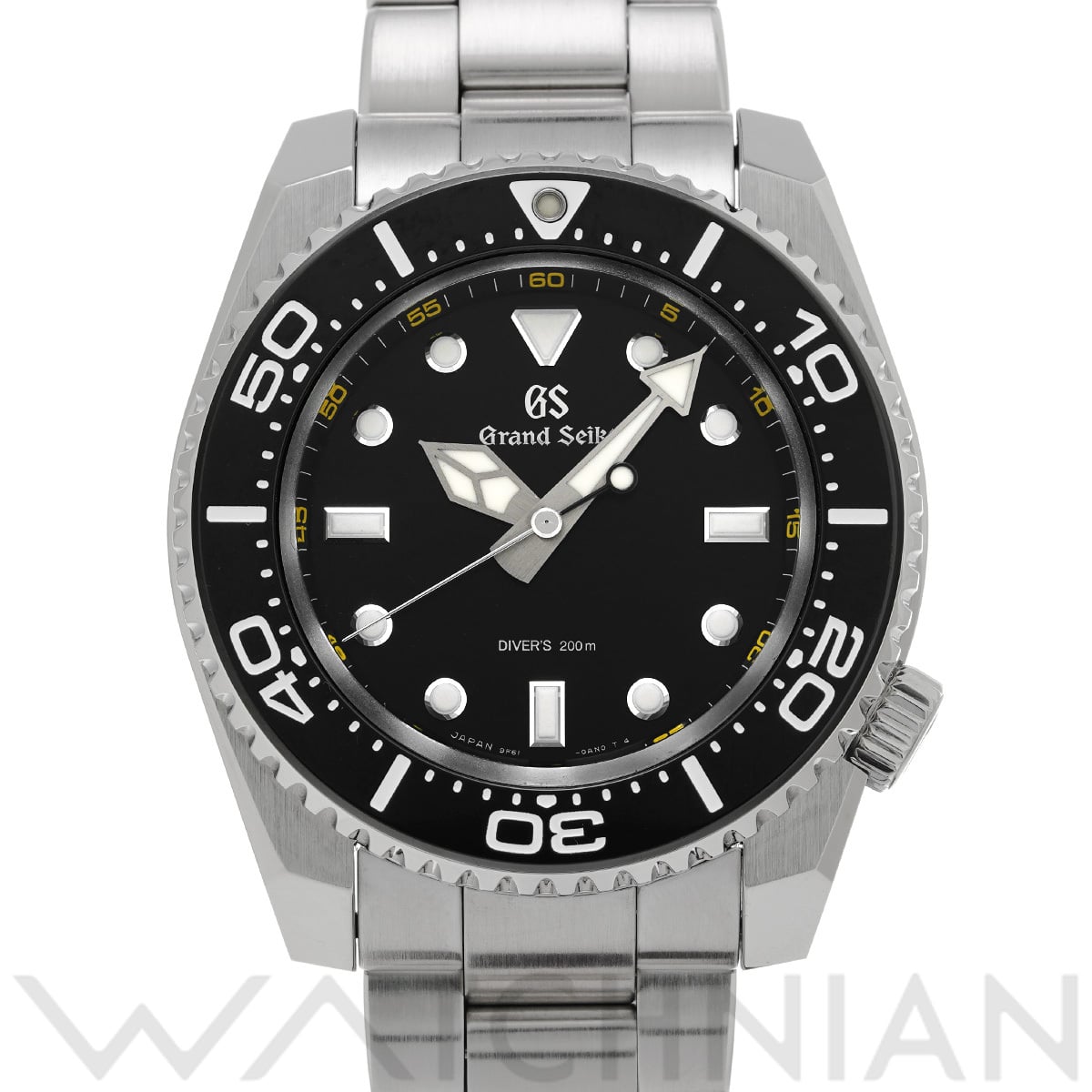 グランドセイコー スポーツコレクション クォーツ タフGS SBGX335 ブラック メンズ 時計 【中古】【wristwatch】