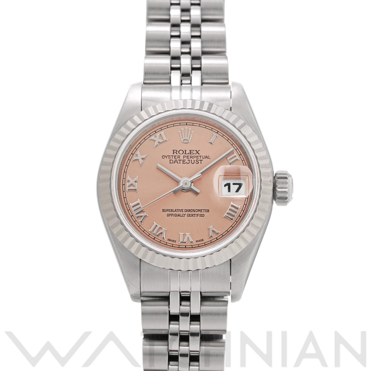 ロレックス デイトジャスト 69174 ピンク レディース 時計 【中古】【wristwatch】