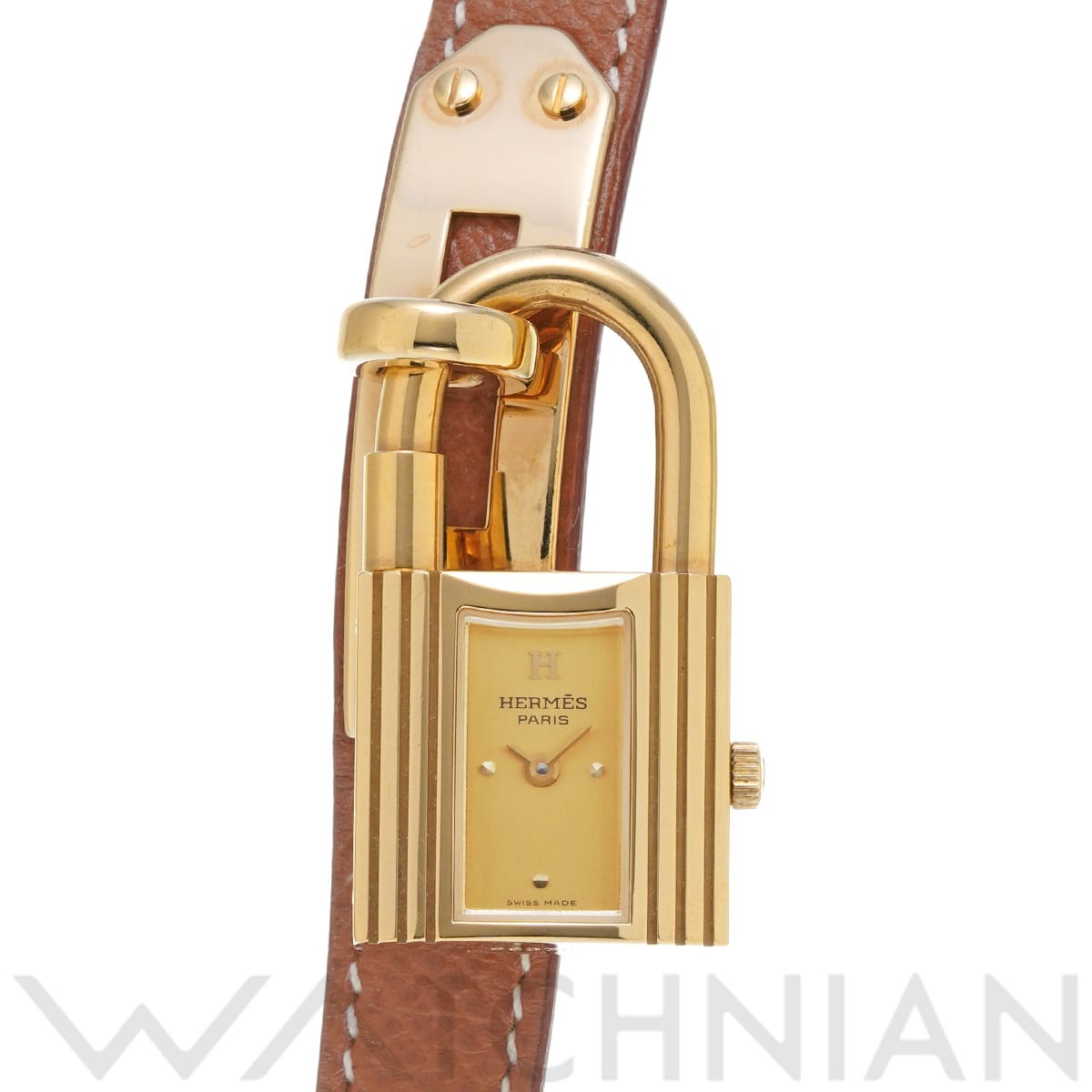 エルメス ケリーウォッチ KE1.201.470 ゴールド レディース 時計 【中古】【wristwatch】