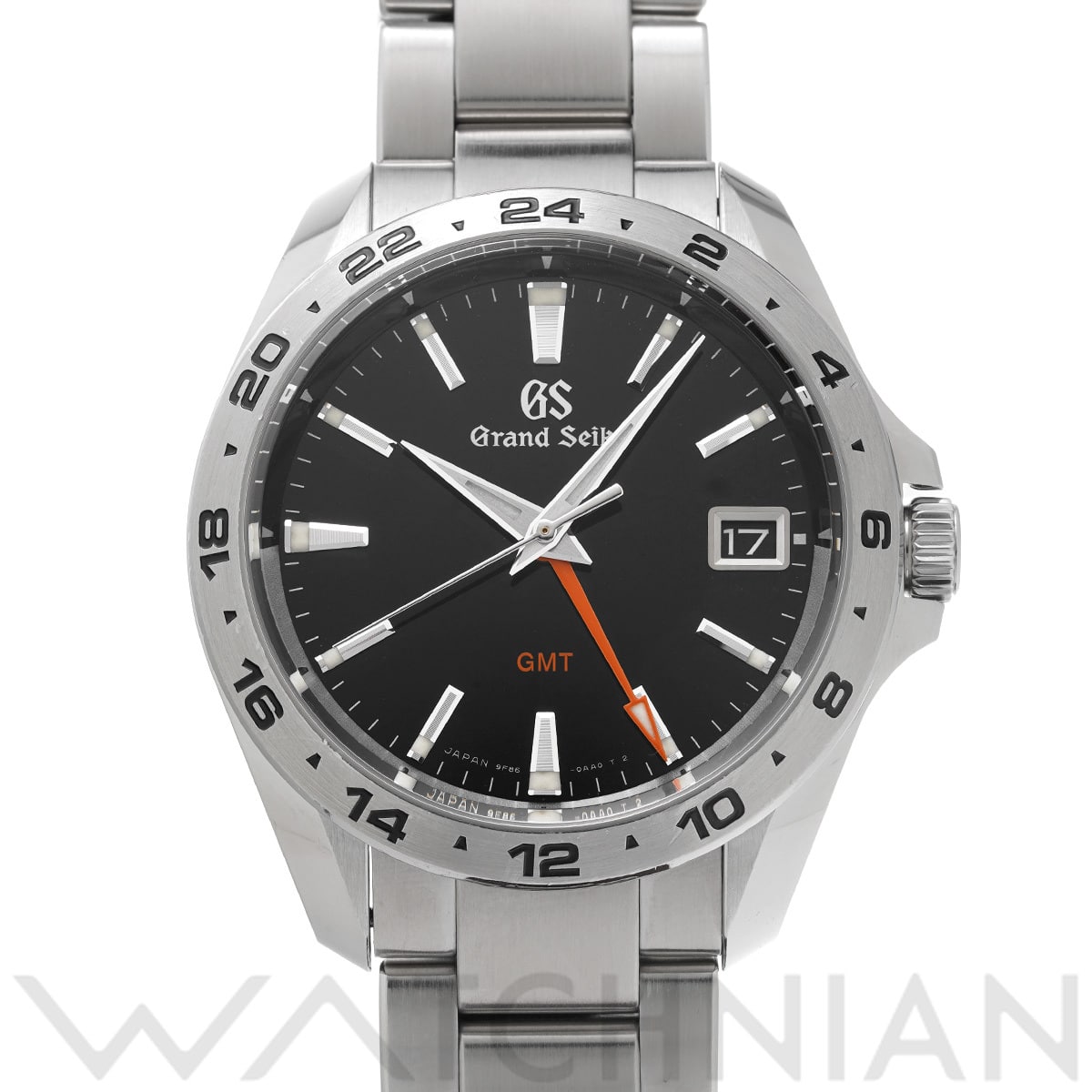 グランドセイコー スポーツコレクション クォーツ GMT SBGN003 ブラック メンズ 時計 【中古】【wristwatch】