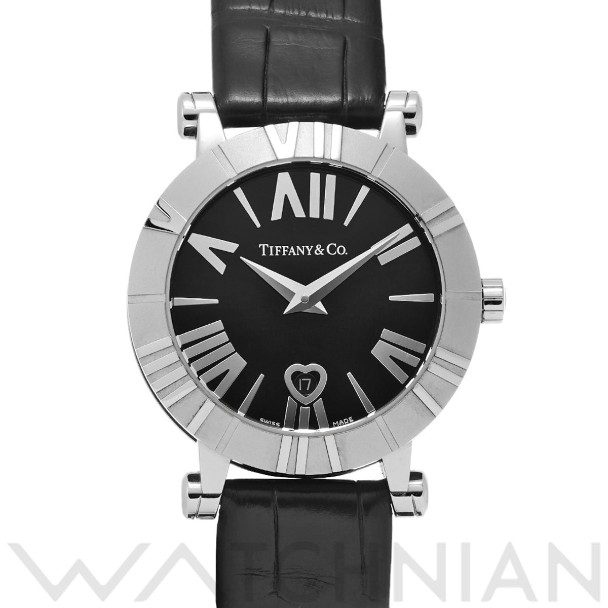 ティファニー アトラス Z1300.11.11A10A71A ブラック レディース 時計 【中古】【wristwatch】