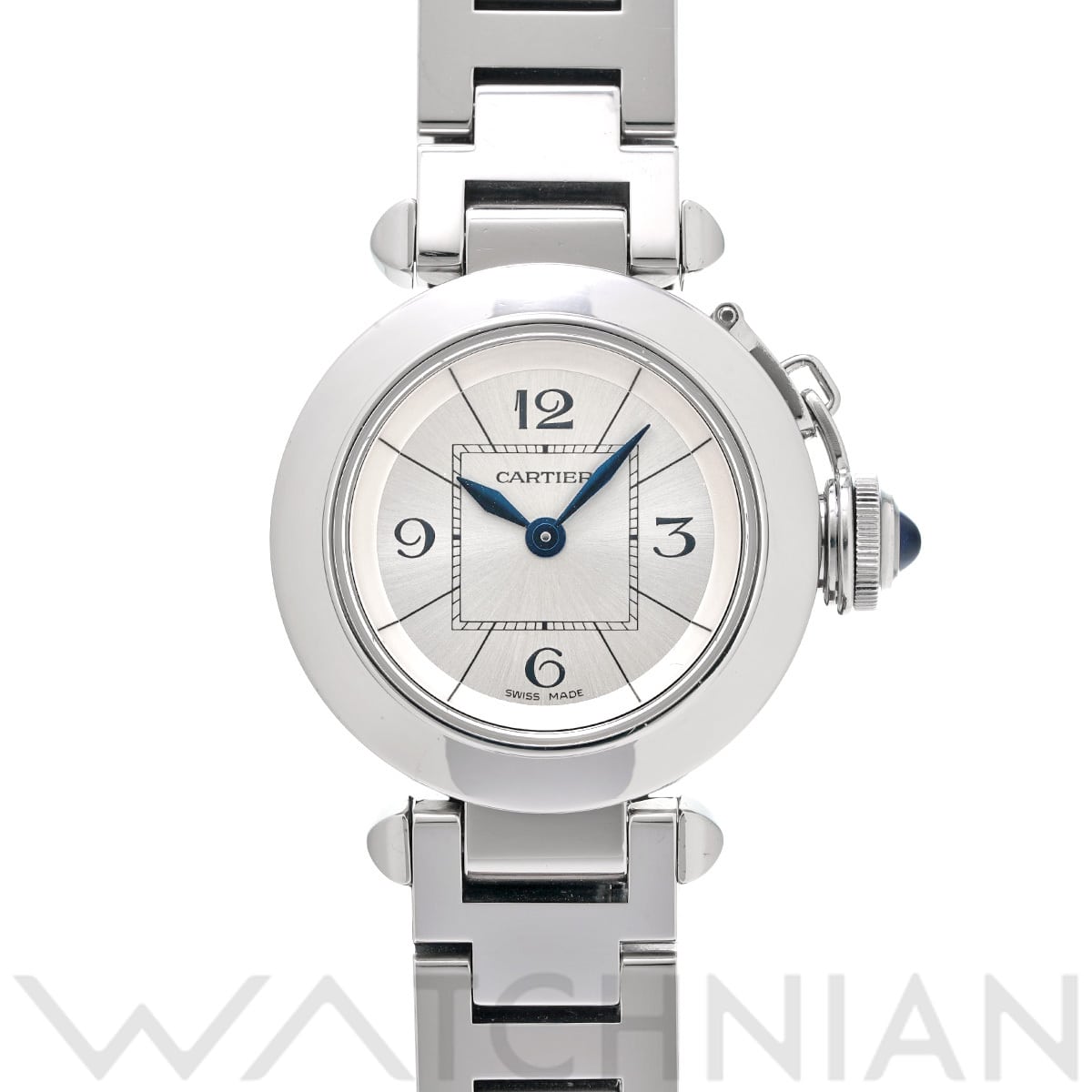 カルティエ ミスパシャ W3140007 シルバー レディース 時計 【中古】【wristwatch】