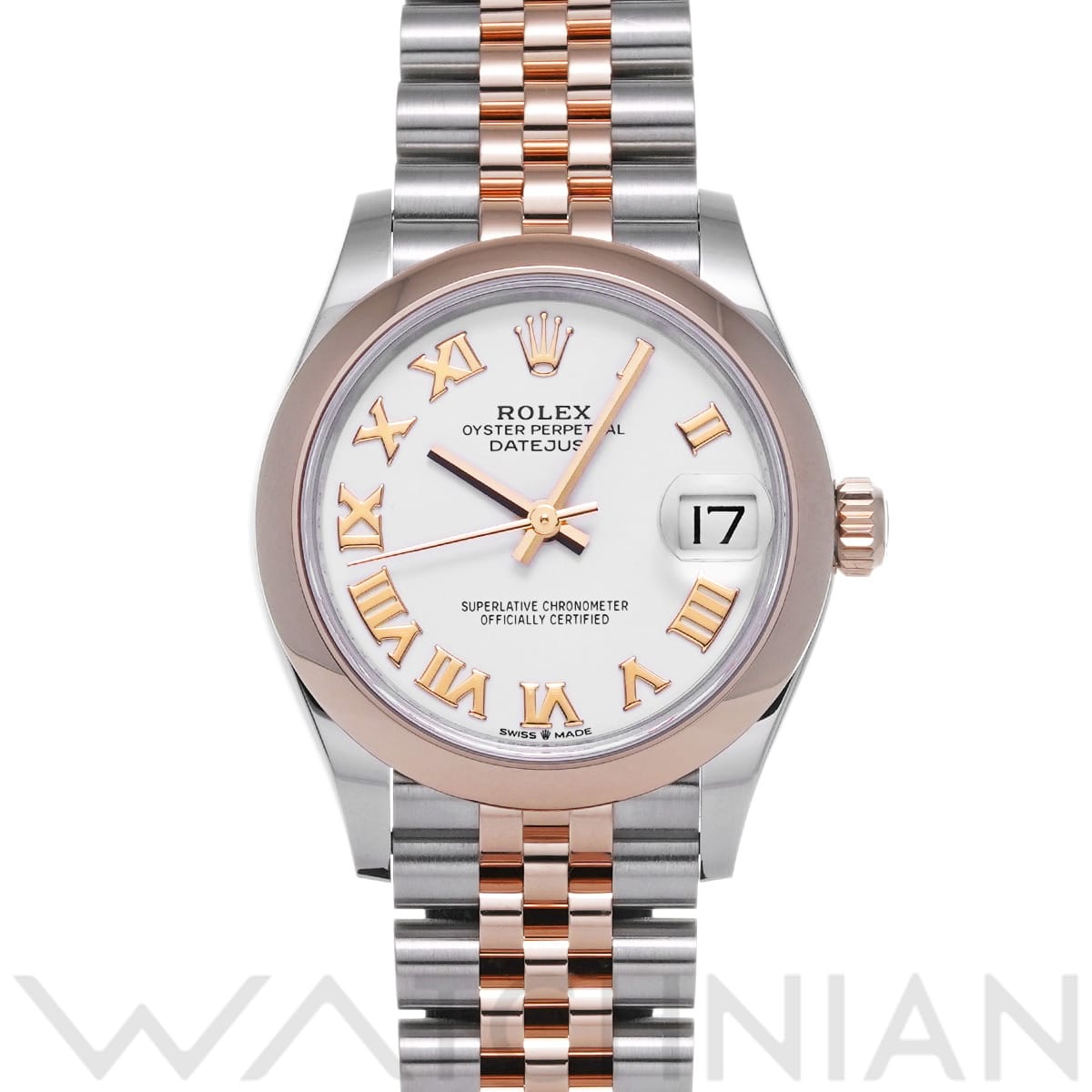 ロレックス デイトジャスト 31 278241 ホワイト ユニセックス 時計 【中古】【wristwatch】