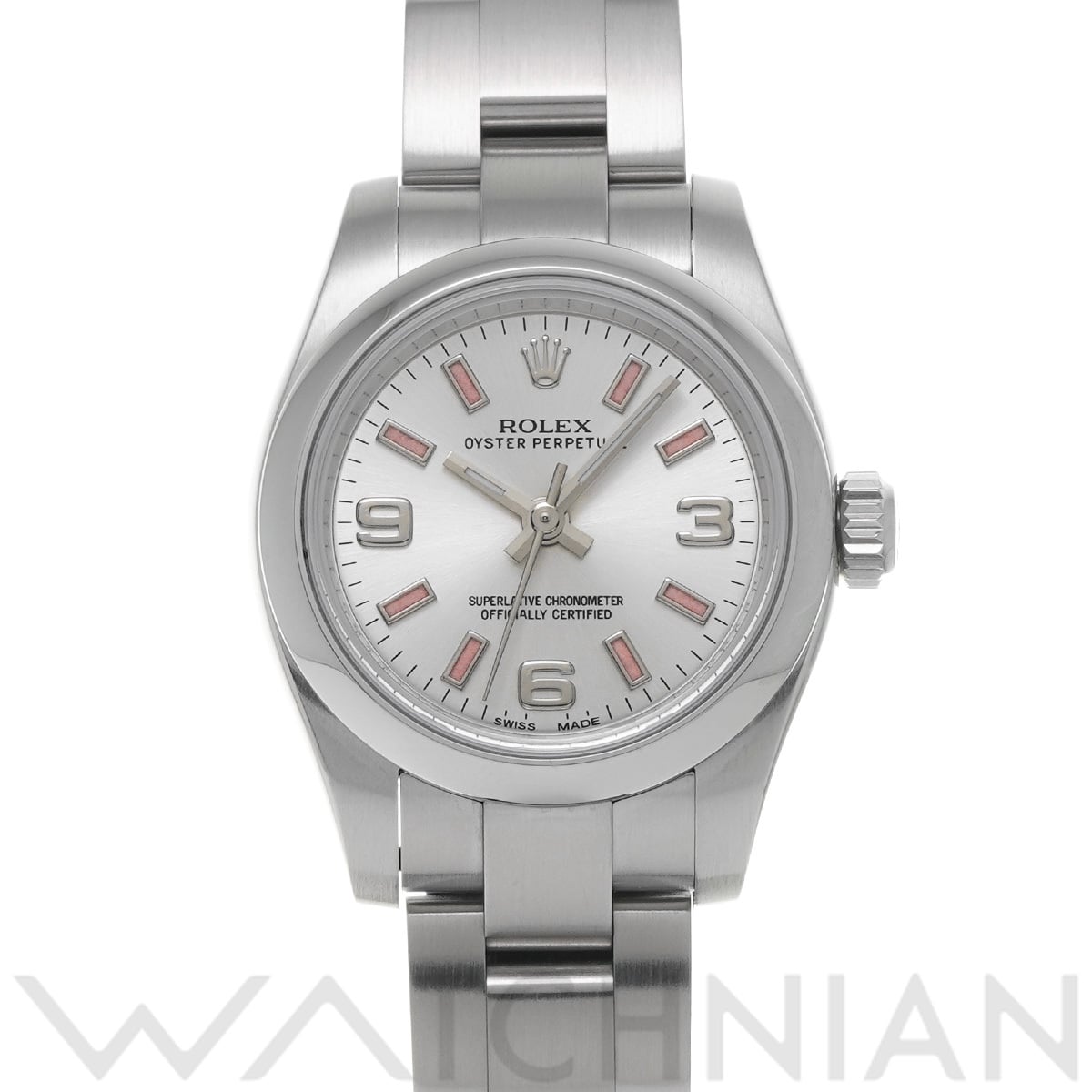 ロレックス オイスターパーペチュアル 26 176200 シルバー レディース 時計 【中古】【wristwatch】