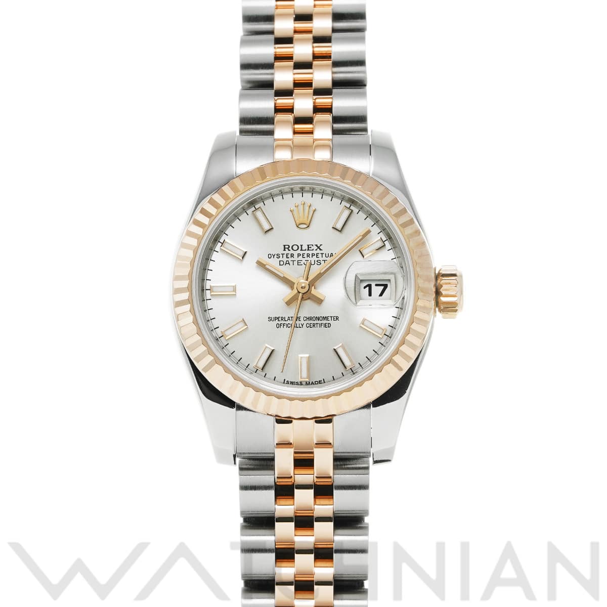 ロレックス レディ デイトジャスト 26 179171 シルバー レディース 時計 【中古】【wristwatch】