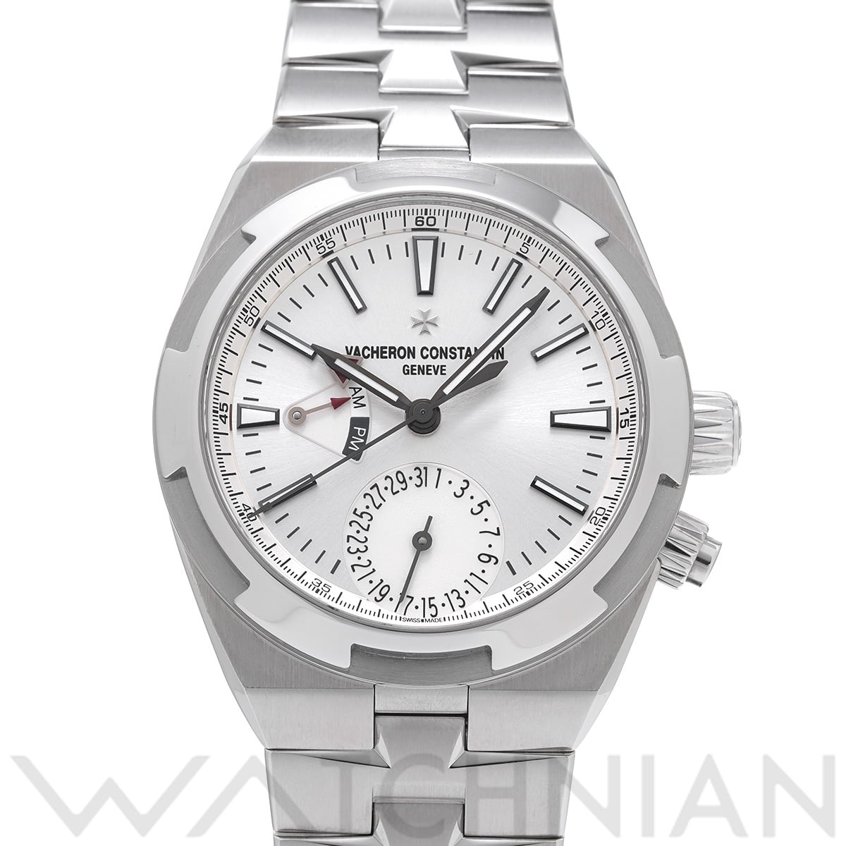 ヴァシュロン コンスタンタン オーバーシーズ デュアルタイム 7900V/110A-B333 シルバー メンズ 時計 【中古】【wristwatch】