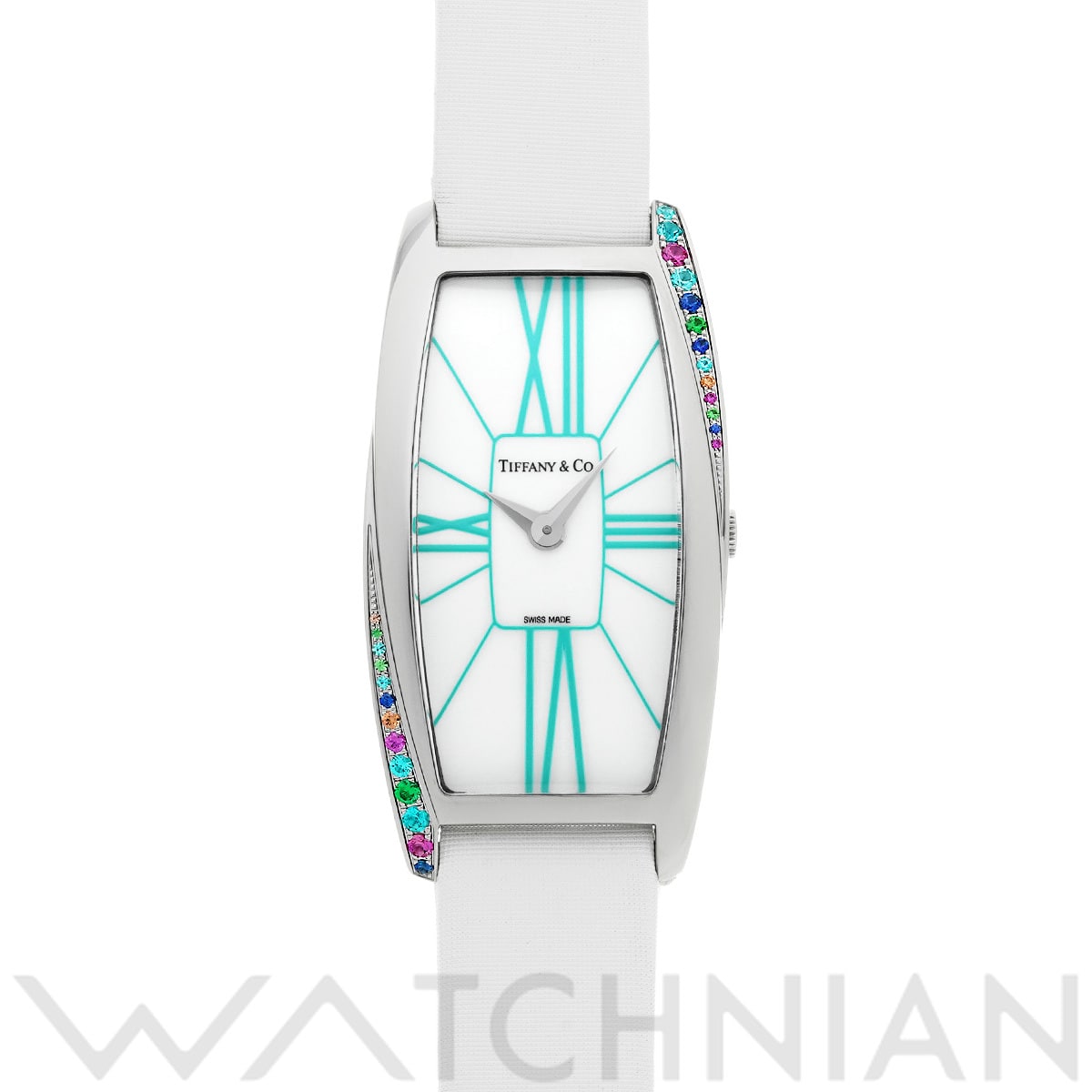 ティファニー ジェメア Z6401.10.10G29A48G ホワイト レディース 時計 【中古】【wristwatch】