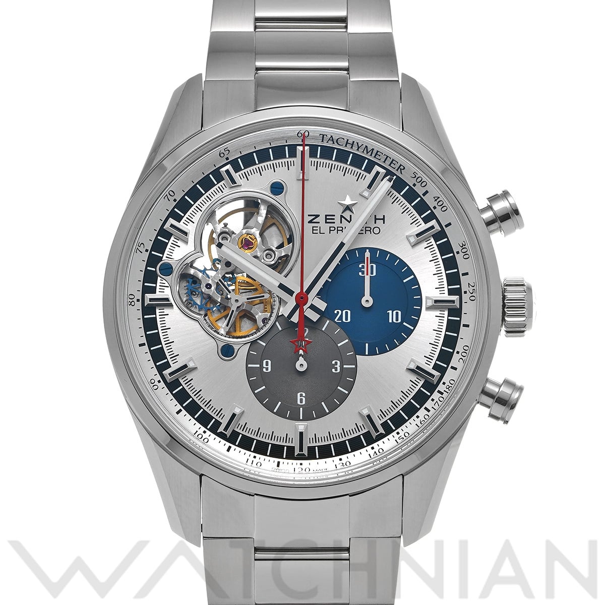 ゼニス クロノマスター エル・プリメロ オープン 03.2040.4061/69.C496 シルバー メンズ 時計 【中古】【wristwatch】