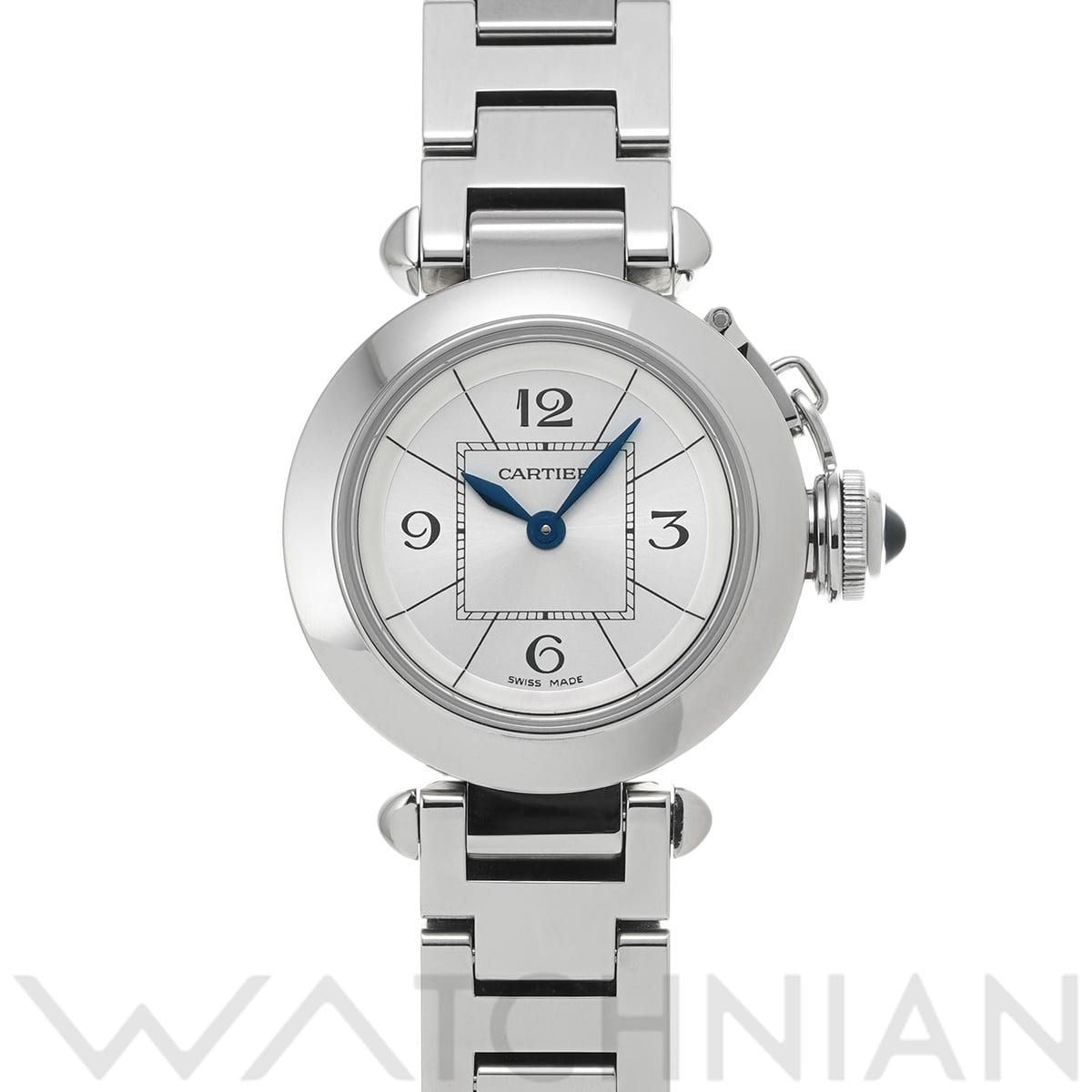 カルティエ ミスパシャ W3140007 シルバー レディース 時計 【中古】【wristwatch】