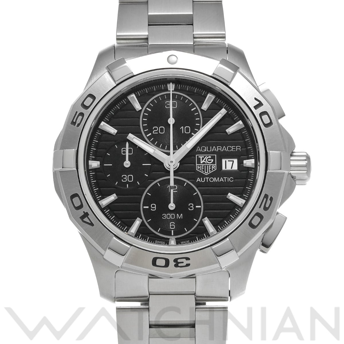 タグ ホイヤー アクアレーサー キャリバー16 クロノグラフ CAP2110.BA0833 ブラック メンズ 時計 【中古】【wristwatch】