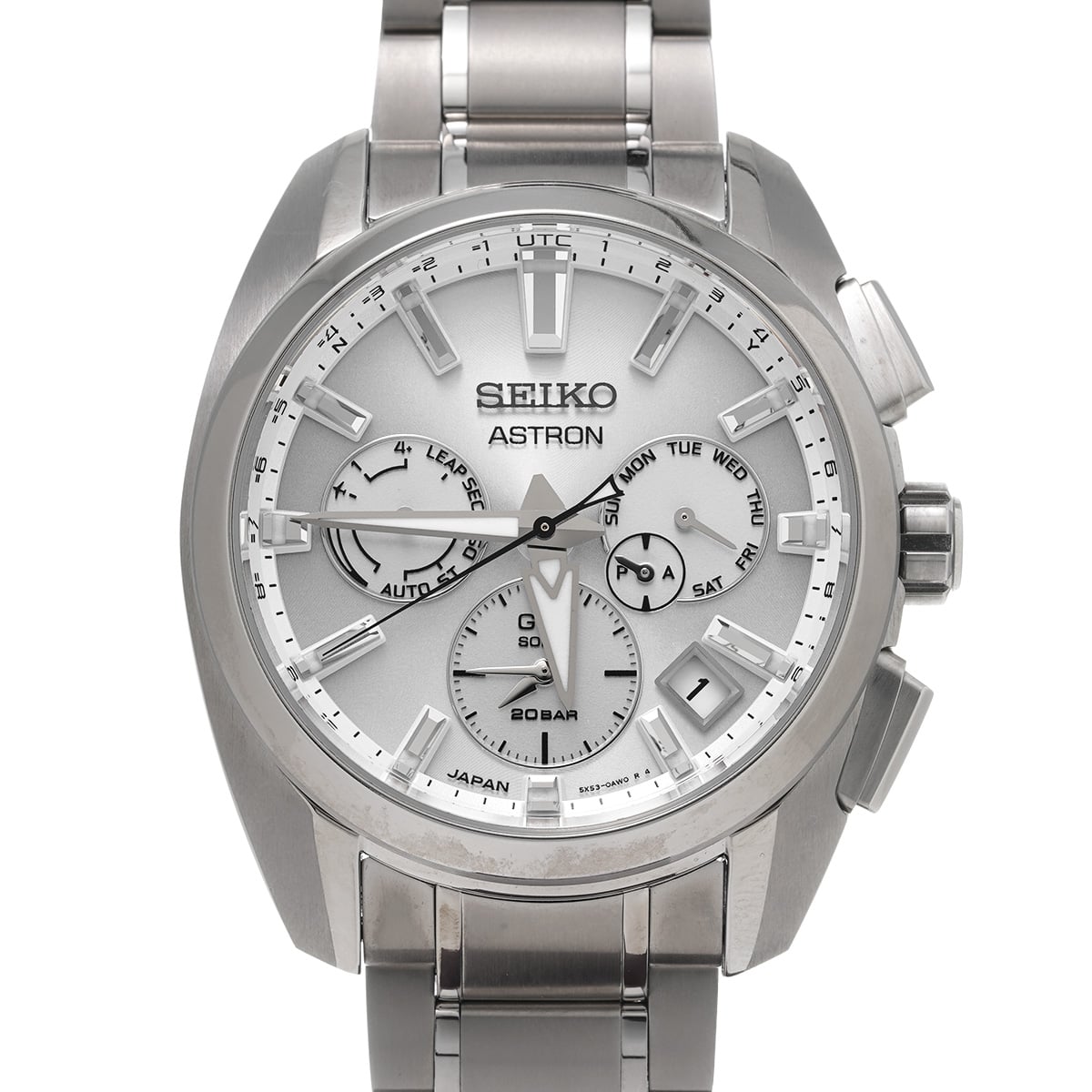 セイコー アストロン オリジン GPSソーラー 5X SBXC063 シルバー メンズ 時計 【中古】【wristwatch】