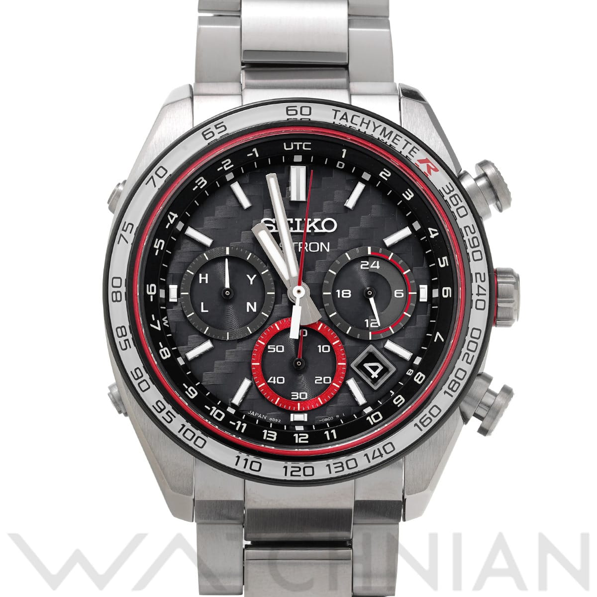 セイコー アストロン SBXY045 ブラック メンズ 時計 【中古】【wristwatch】