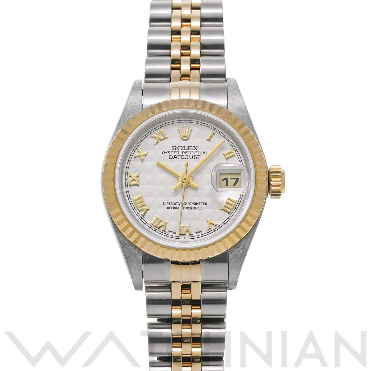 ロレックス レディ デイトジャスト 26 179173 アイボリーピラミッド レディース 時計 【中古】【wristwatch】