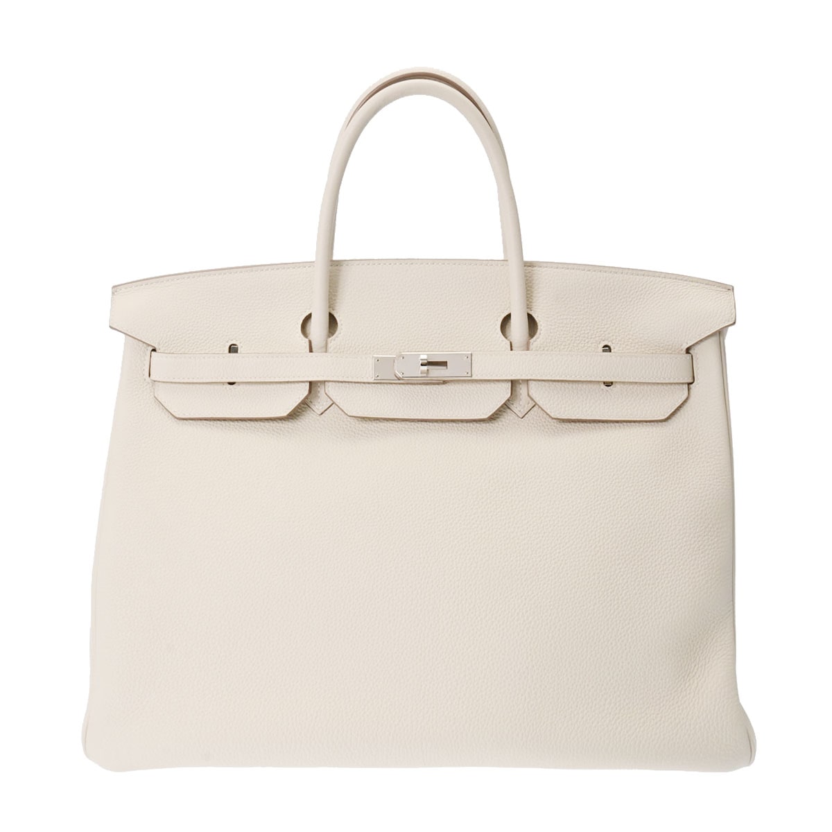 エルメス バーキン 40 クレ/パラジウム金具 トゴ ユニセックス バッグ 【中古】【bag】