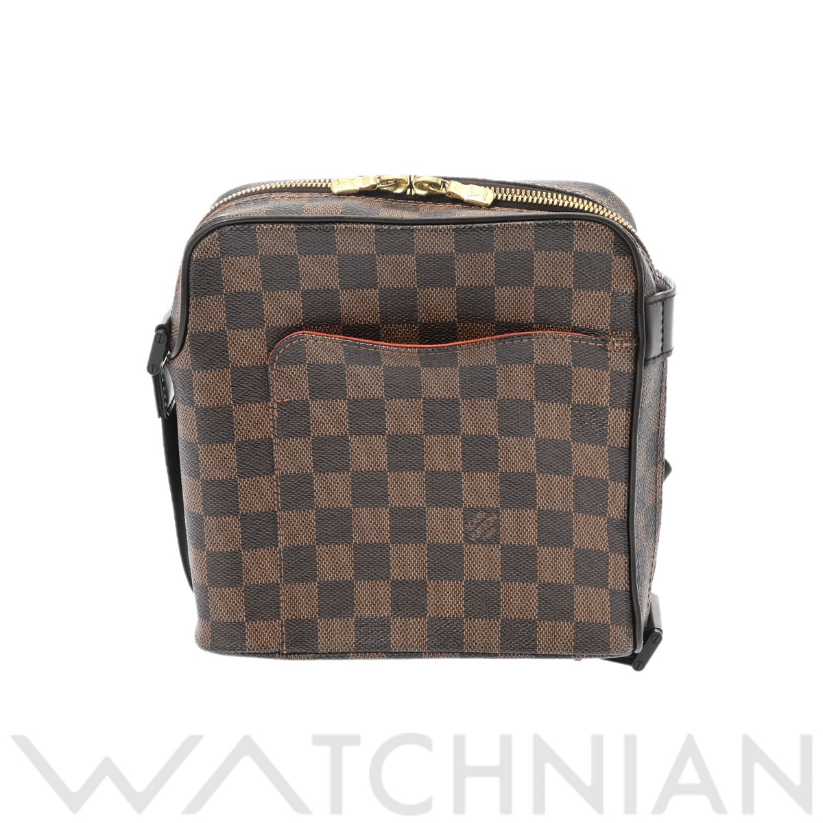 LOUIS VUITTON ルイ・ヴィトン ブロードウェイ ショルダーバッグ ダミエ ブラウン N42270 美味し メンズ【中古】【あす楽】