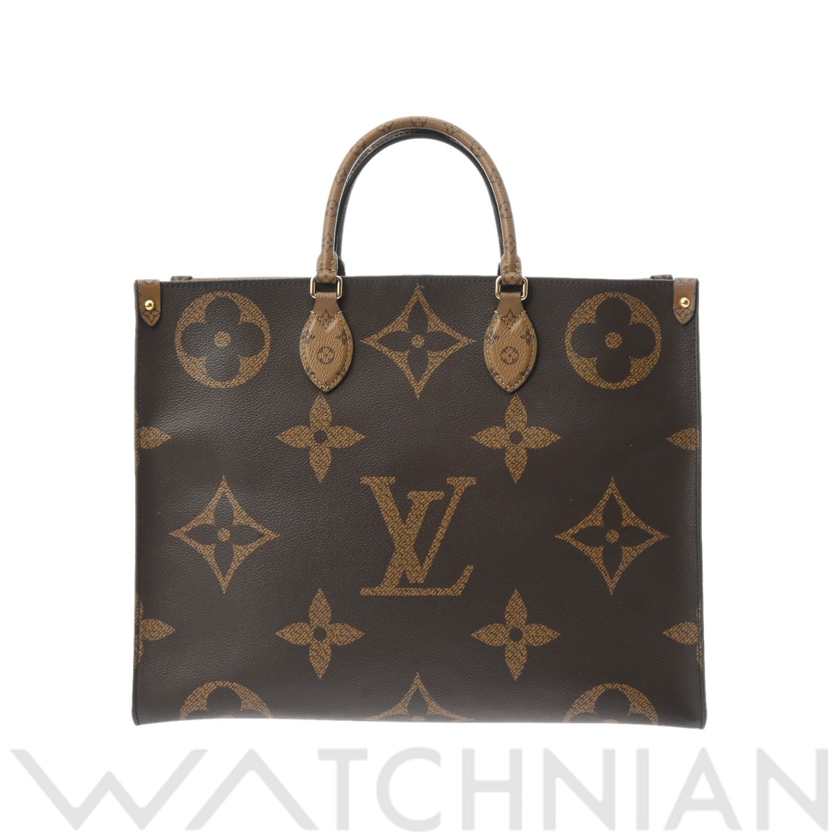 ルイ ヴィトン モノグラムジャイアントリバース オンザゴー GM 新型 ブラウン M45320 モノグラムキャンバス ユニセックス バッグ 【中古】【bag】