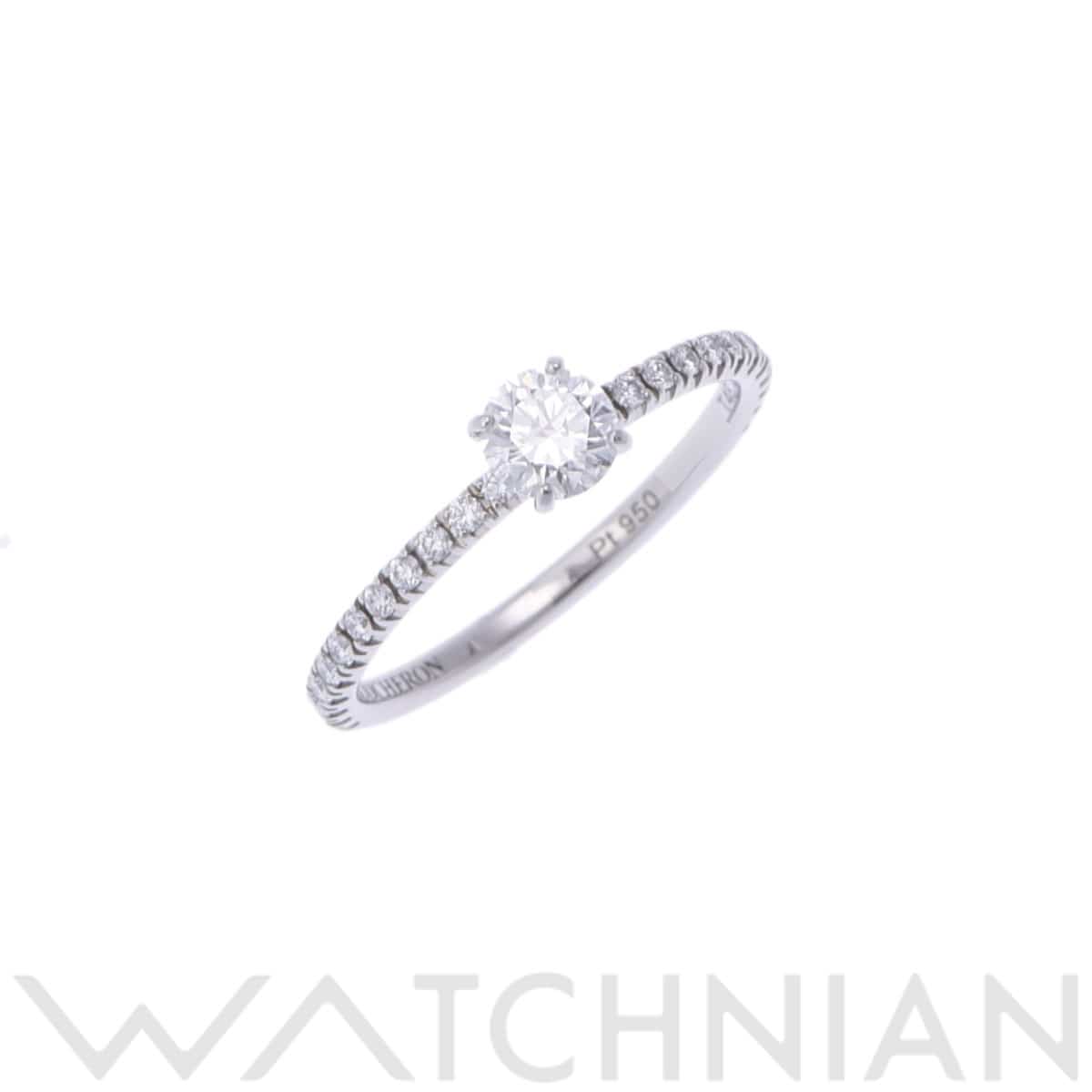 ブシュロン ビーラブド ソリテール リング #48 シルバー Pt950プラチナ レディース ジュエリー 【中古】【jewelry】