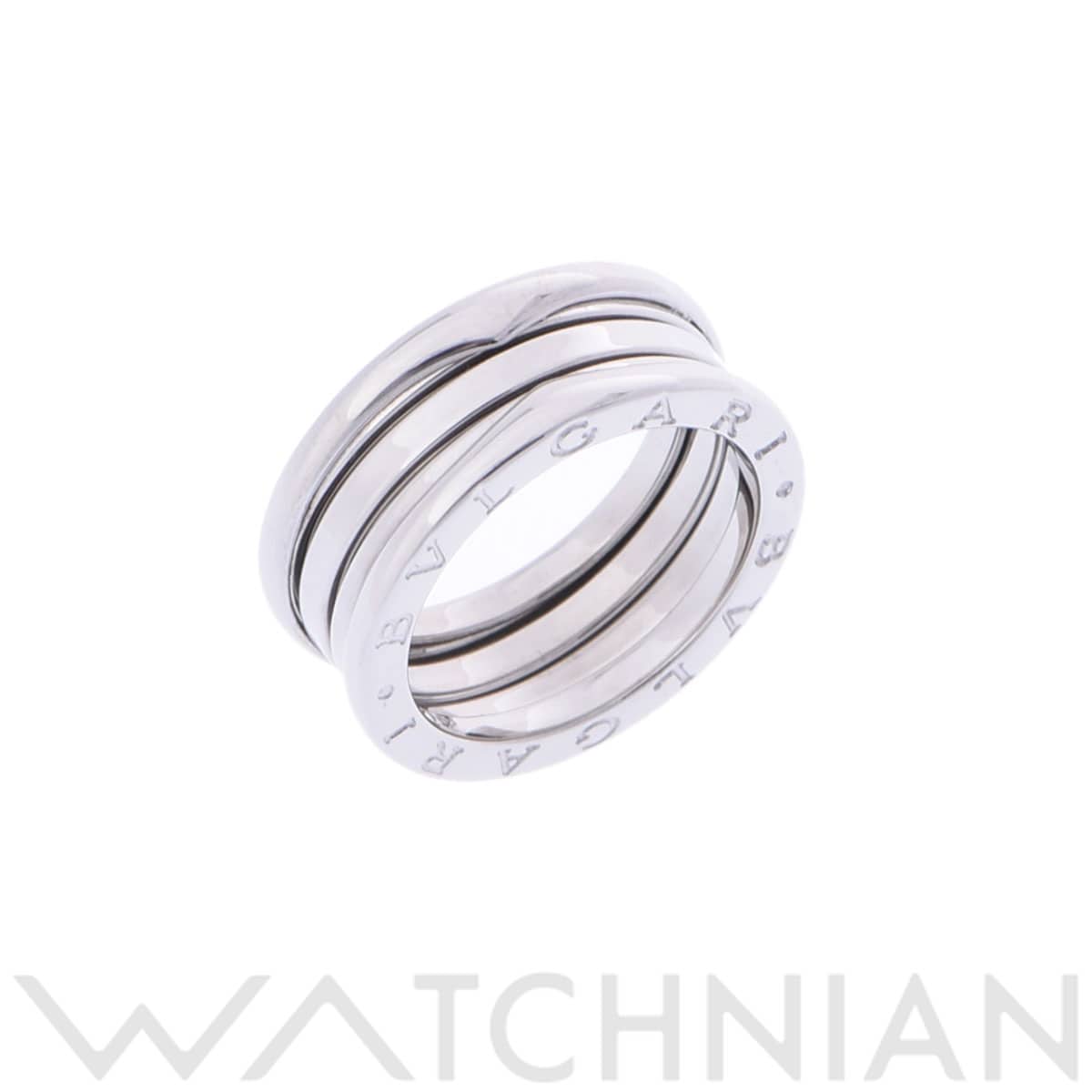 ブルガリ B.ZERO1 リング #53 シルバー K18ホワイトゴールド WG レディース ジュエリー 【中古】【jewelry】