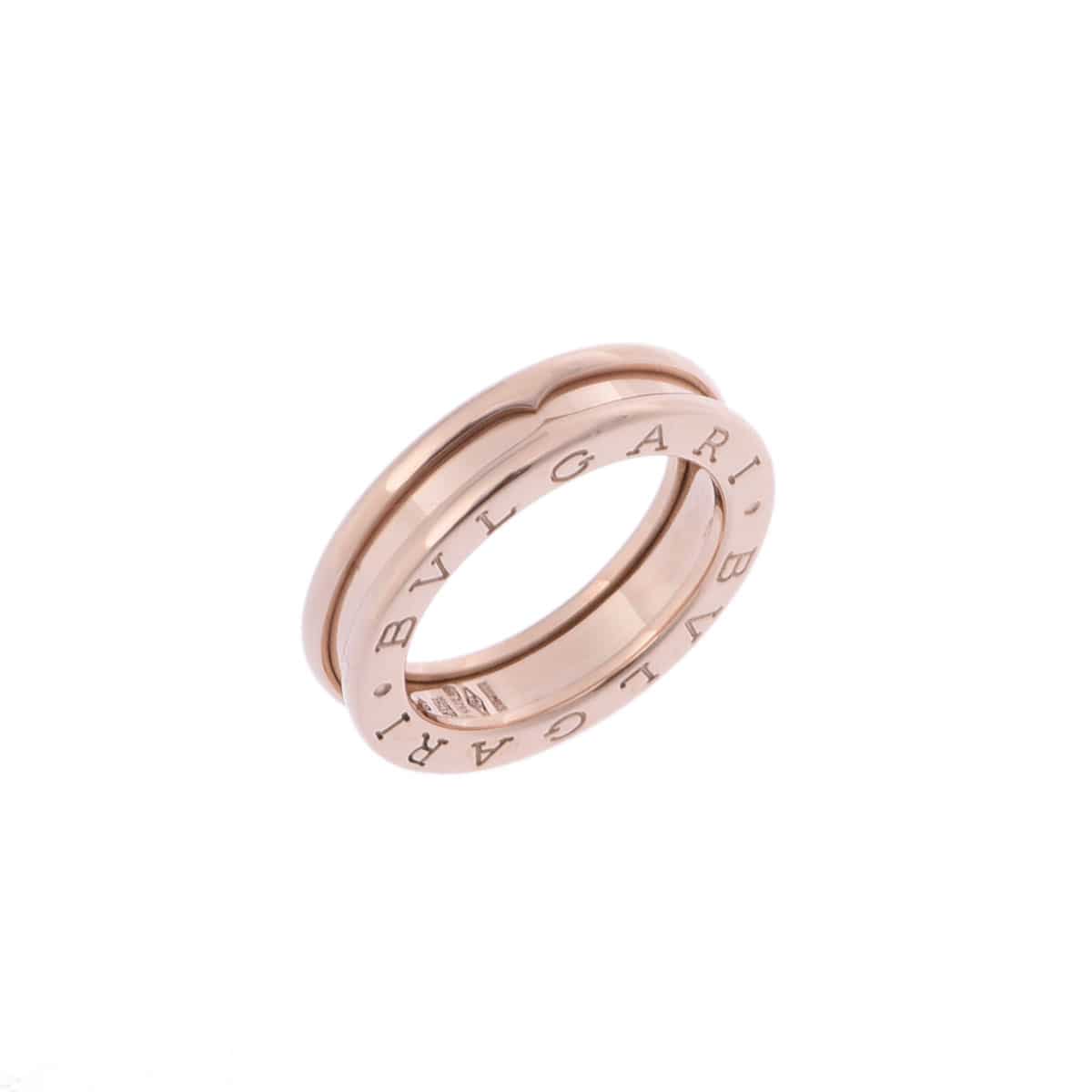 ブルガリ B-ZERO1ナロー リング #49 ゴールド K18ピンクゴールド PG レディース ジュエリー 【中古】【jewelry】