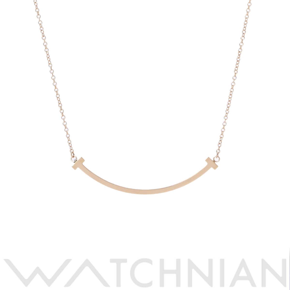 ティファニー Tスマイル ネックレス スモール  ゴールド K18イエローゴールド YG レディース ジュエリー 【中古】【jewelry】