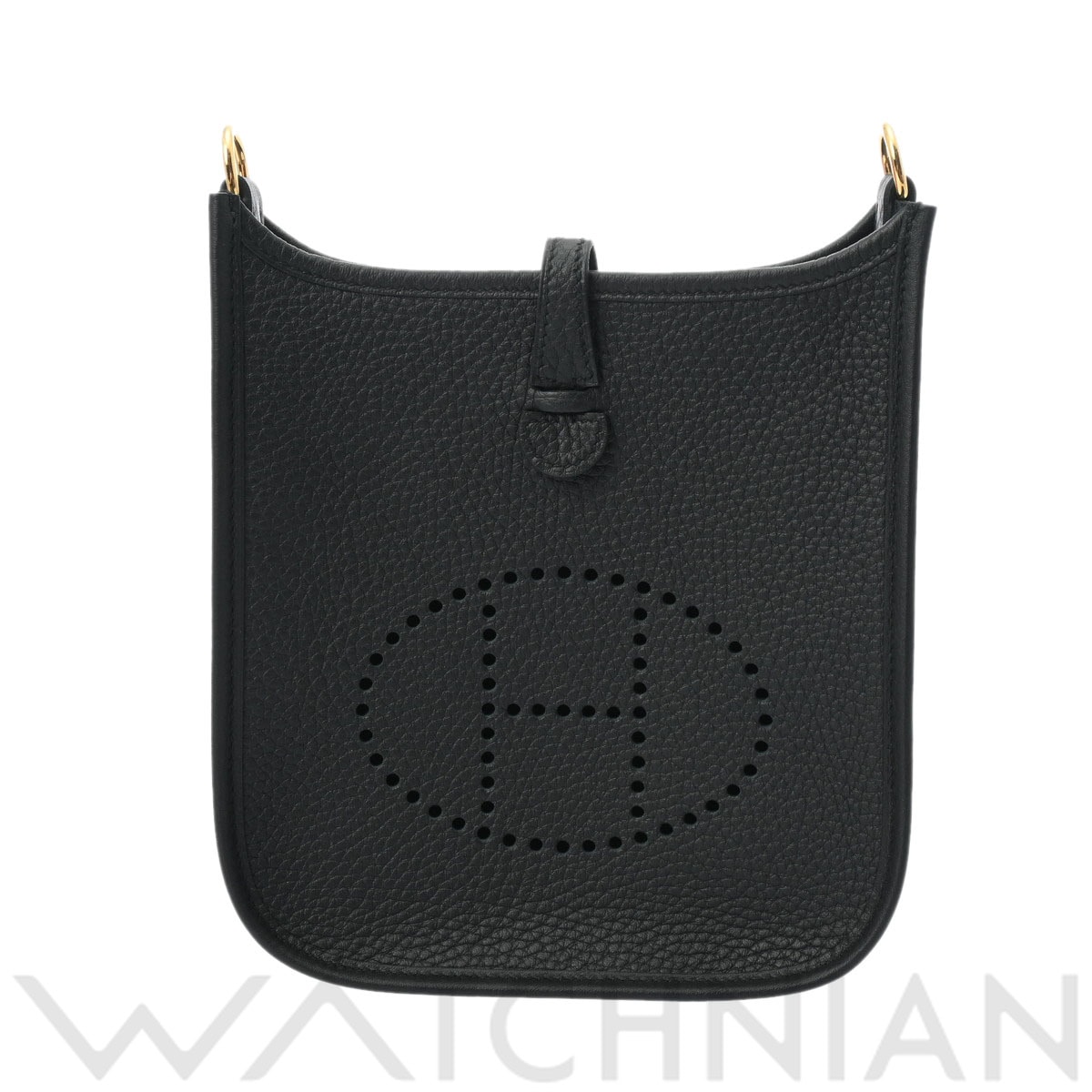 エルメス エヴリン TPM ブラック/ゴールド金具 トリヨンクレマンス レディース バッグ 【未使用】【bag】