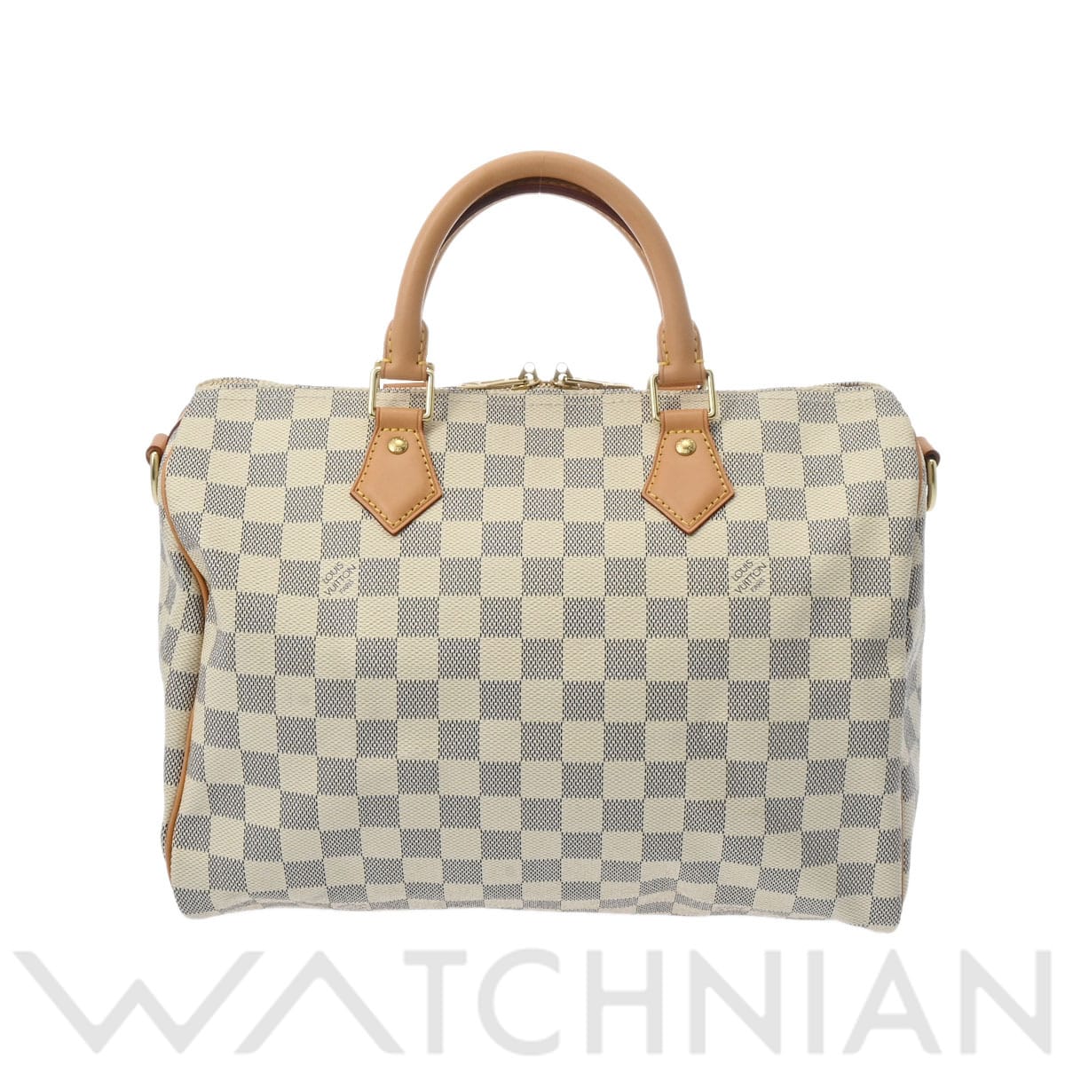 ルイ ヴィトン ダミエアズール スピーディ バンドリエール 30 2WAY ホワイト N41373 ダミエアズールキャンバス レディース バッグ 【中古】【bag】