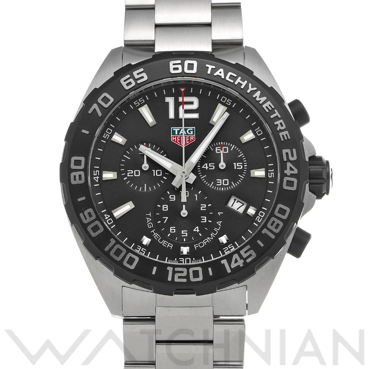 タグ ホイヤー フォーミュラ1 クォーツ クロノグラフ CAZ1010.BA0842 ブラック メンズ 時計 【中古】【wristwatch】