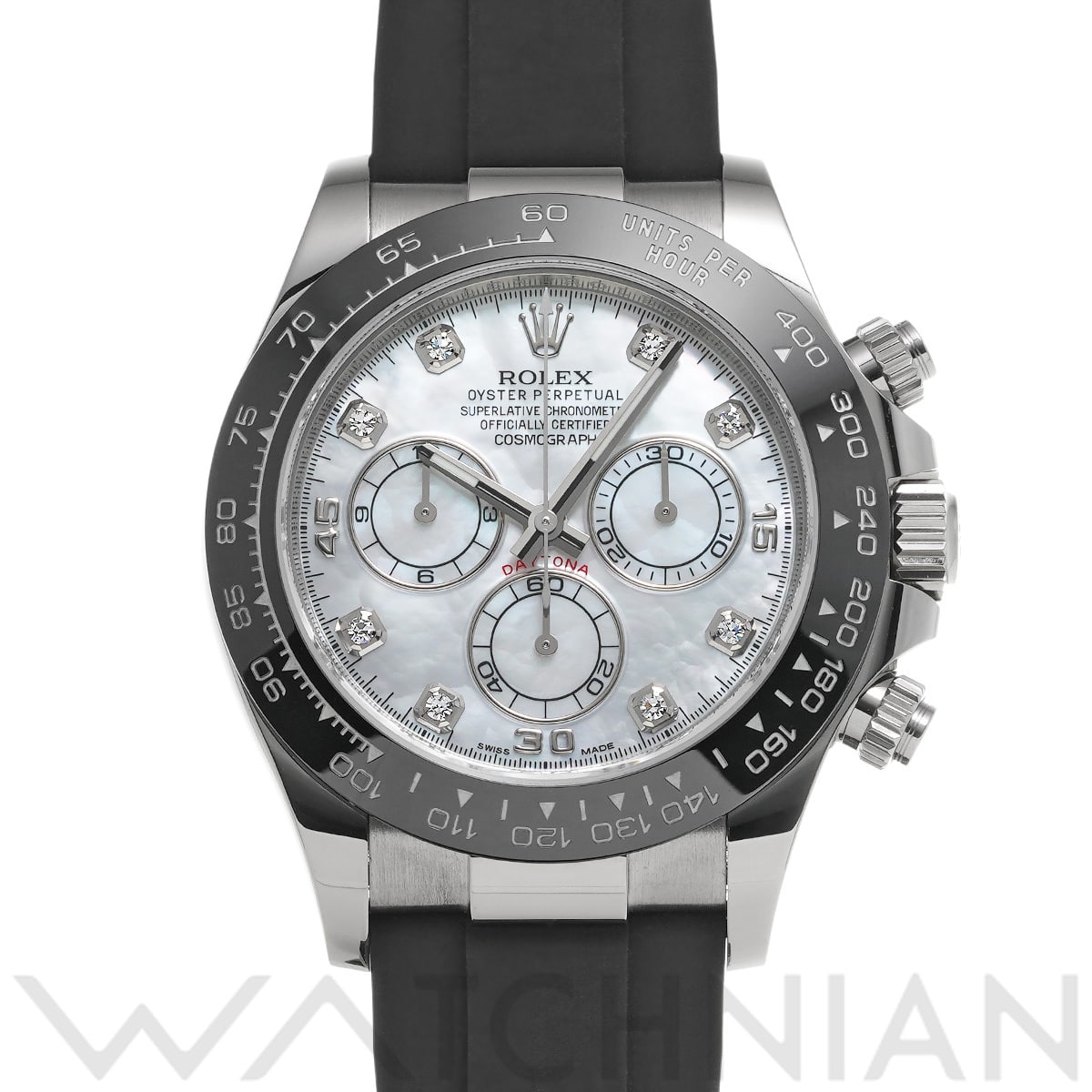 ロレックス コスモグラフ デイトナ 116519LNNG ホワイトシェル/ダイヤモンド メンズ 時計 【中古】【wristwatch】