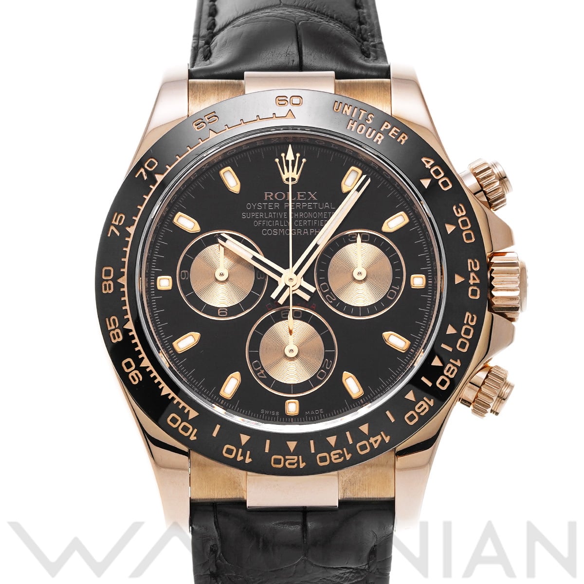 ロレックス コスモグラフ デイトナ 116515LN ブラック/ピンク メンズ 時計 【中古】【wristwatch】