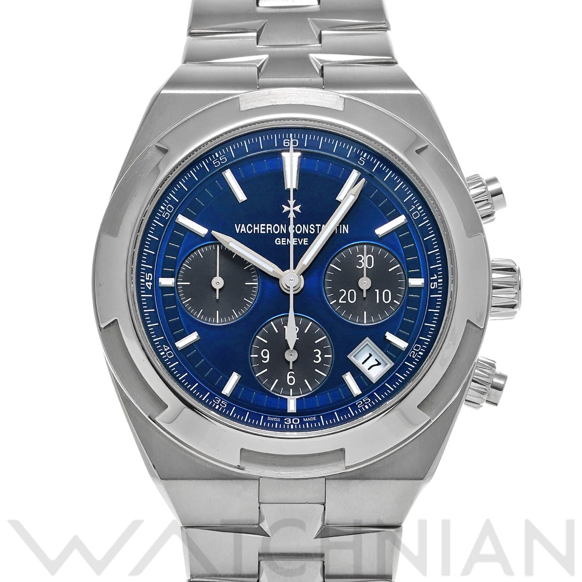 ヴァシュロン コンスタンタン オーバーシーズ クロノグラフ 5500V/110A-B148 ブルー メンズ 時計 【中古】【wristwatch】