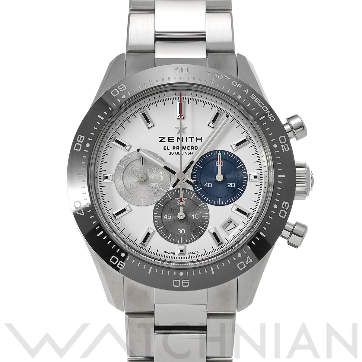 ゼニス クロノマスター スポーツ エル・プリメロ 03.3100.3600/69.M3100 ホワイトマット メンズ 時計 【中古】【wristwatch】