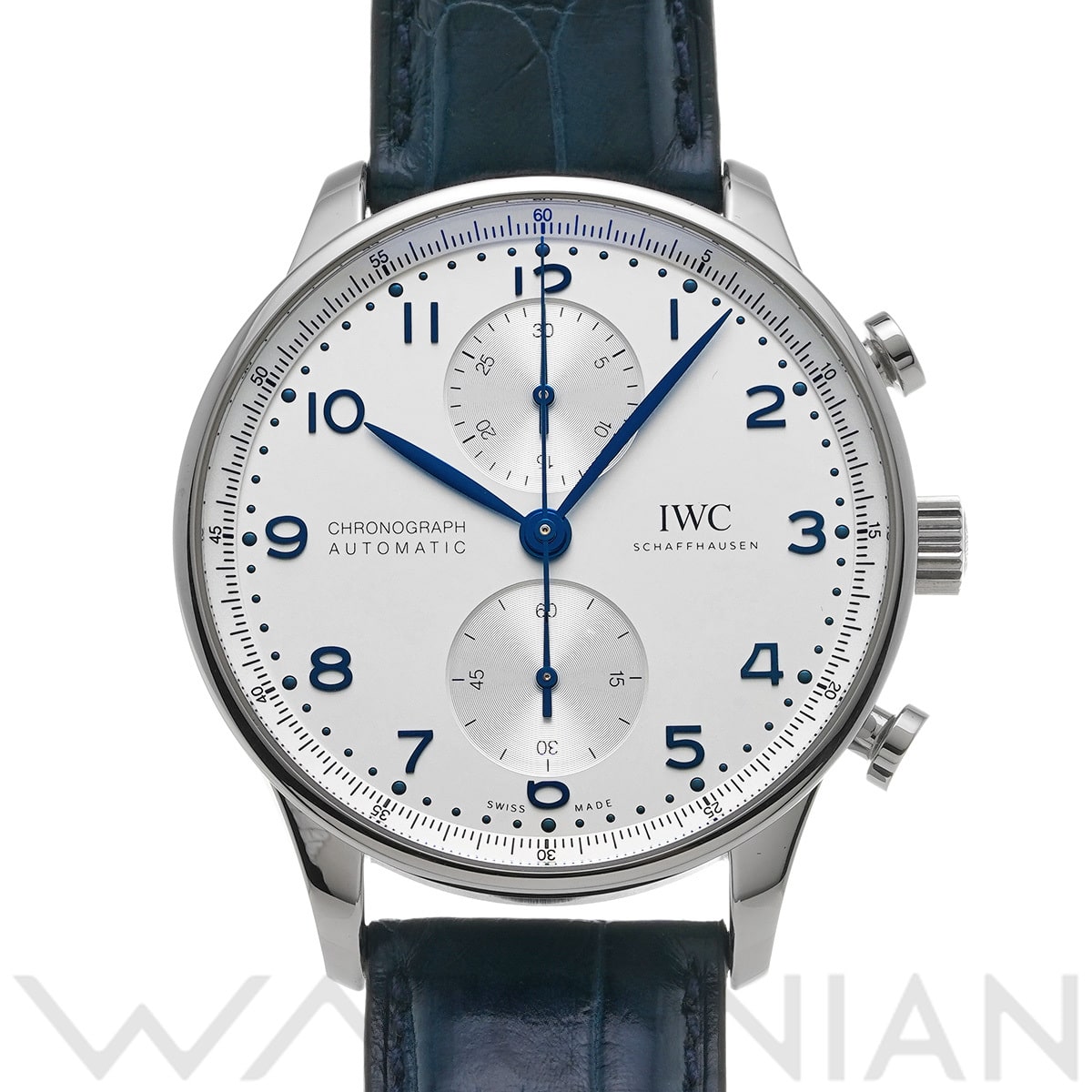 IWC ポルトギーゼ クロノグラフ IW371605 シルバー メンズ 時計 【中古】【wristwatch】