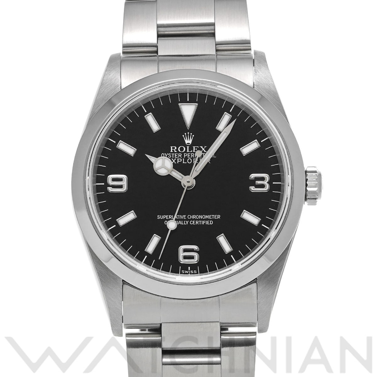 ロレックス エクスプローラー 14270 ブラック メンズ 時計 【中古】【wristwatch】