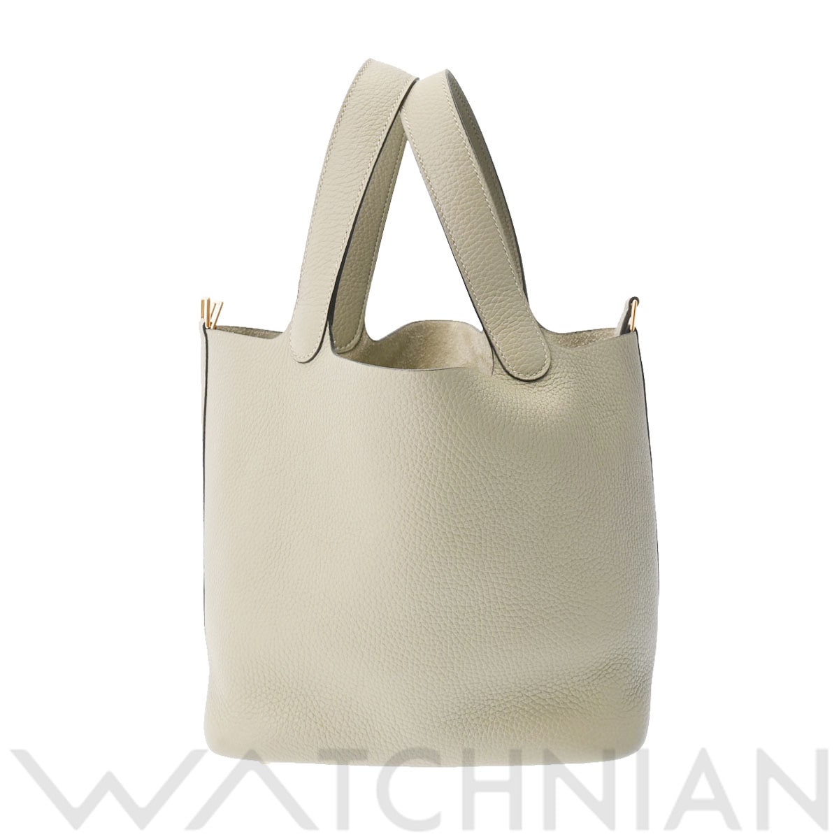 エルメス ピコタンロック MM セージ/ゴールド金具 トリヨンクレマンス レディース バッグ 【新品】【bag】