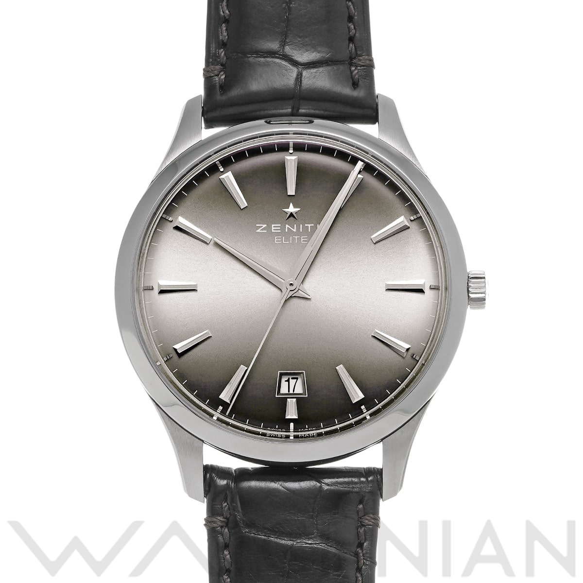 ゼニス エリート キャプテン セントラル セコンド 03.2020.670/22.C498 グレー メンズ 時計 【中古】【wristwatch】