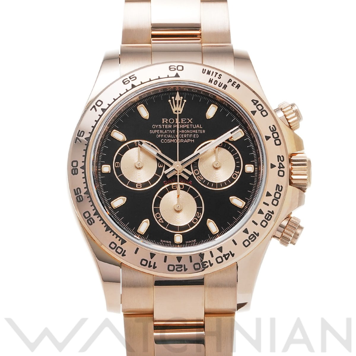ロレックス コスモグラフ デイトナ 116505 ブラック/ピンク メンズ 時計 【中古】【wristwatch】