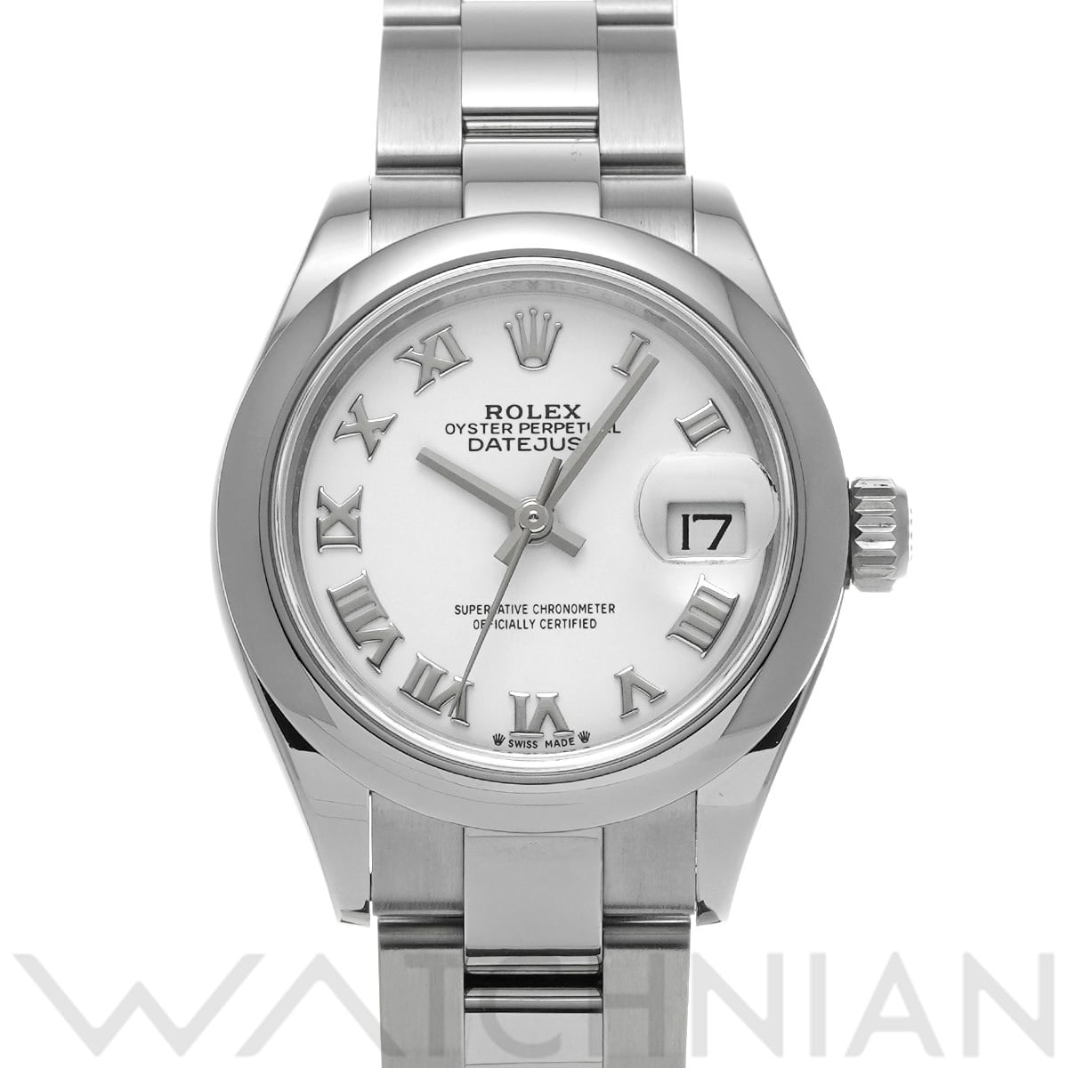 ロレックス レディ デイトジャスト 28 279160 ホワイト レディース 時計 【中古】【wristwatch】