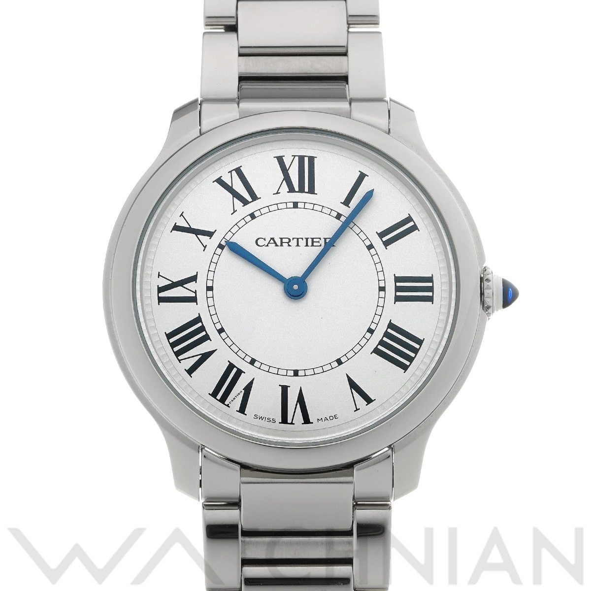 カルティエ ロンド マスト ドゥ カルティエ WSRN0034 シルバー メンズ 時計 【中古】【wristwatch】