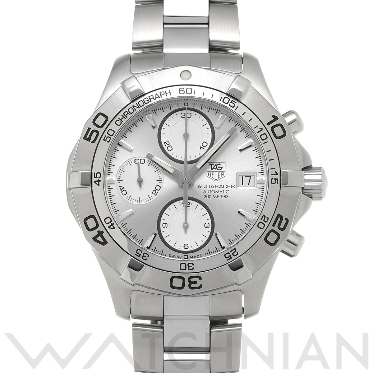 タグ ホイヤー アクアレーサー クロノグラフ CAF2111.BA0809 シルバー メンズ 時計 【中古】【wristwatch】