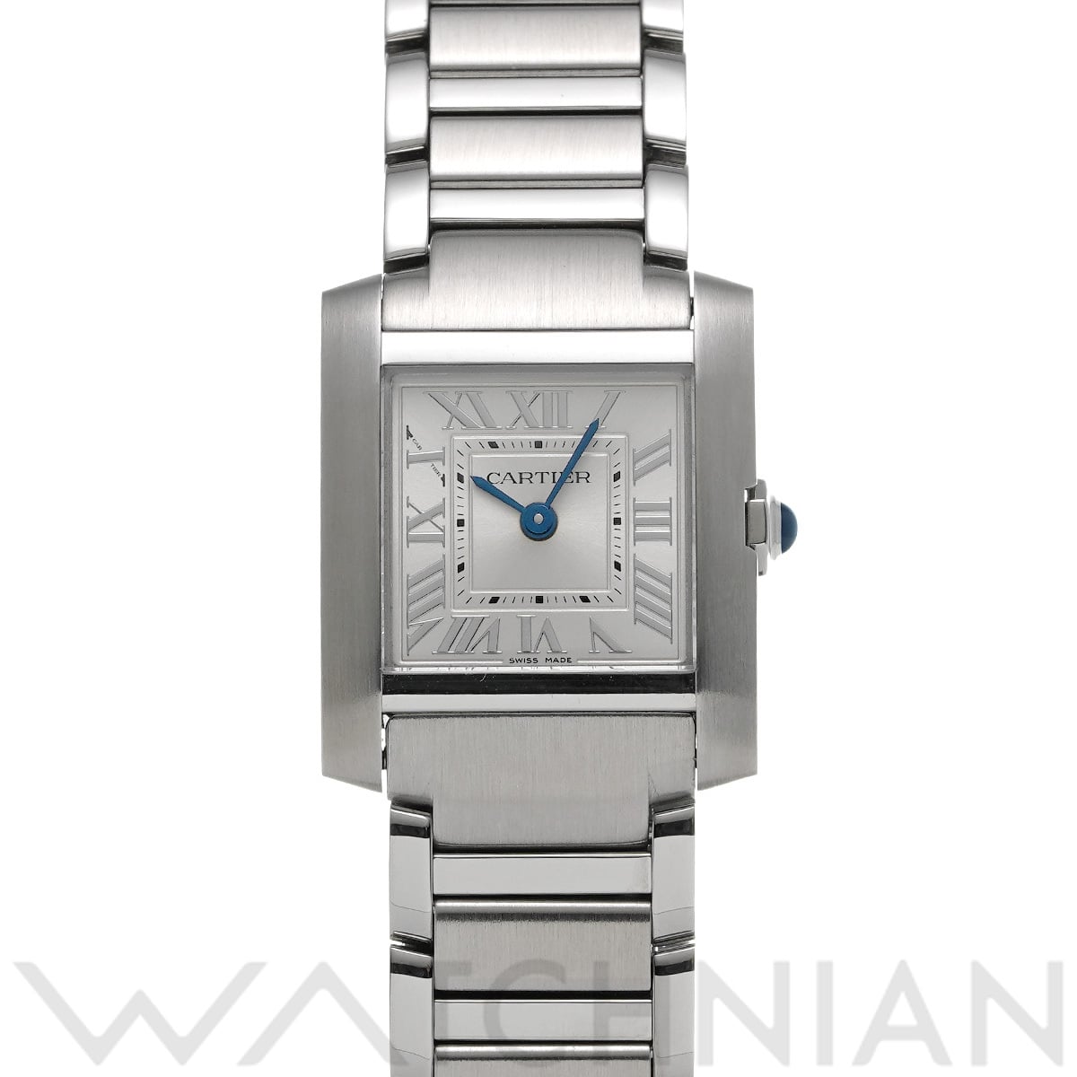 カルティエ タンクフランセーズ SM　 WSTA0065 シルバー レディース 時計 【中古】【wristwatch】