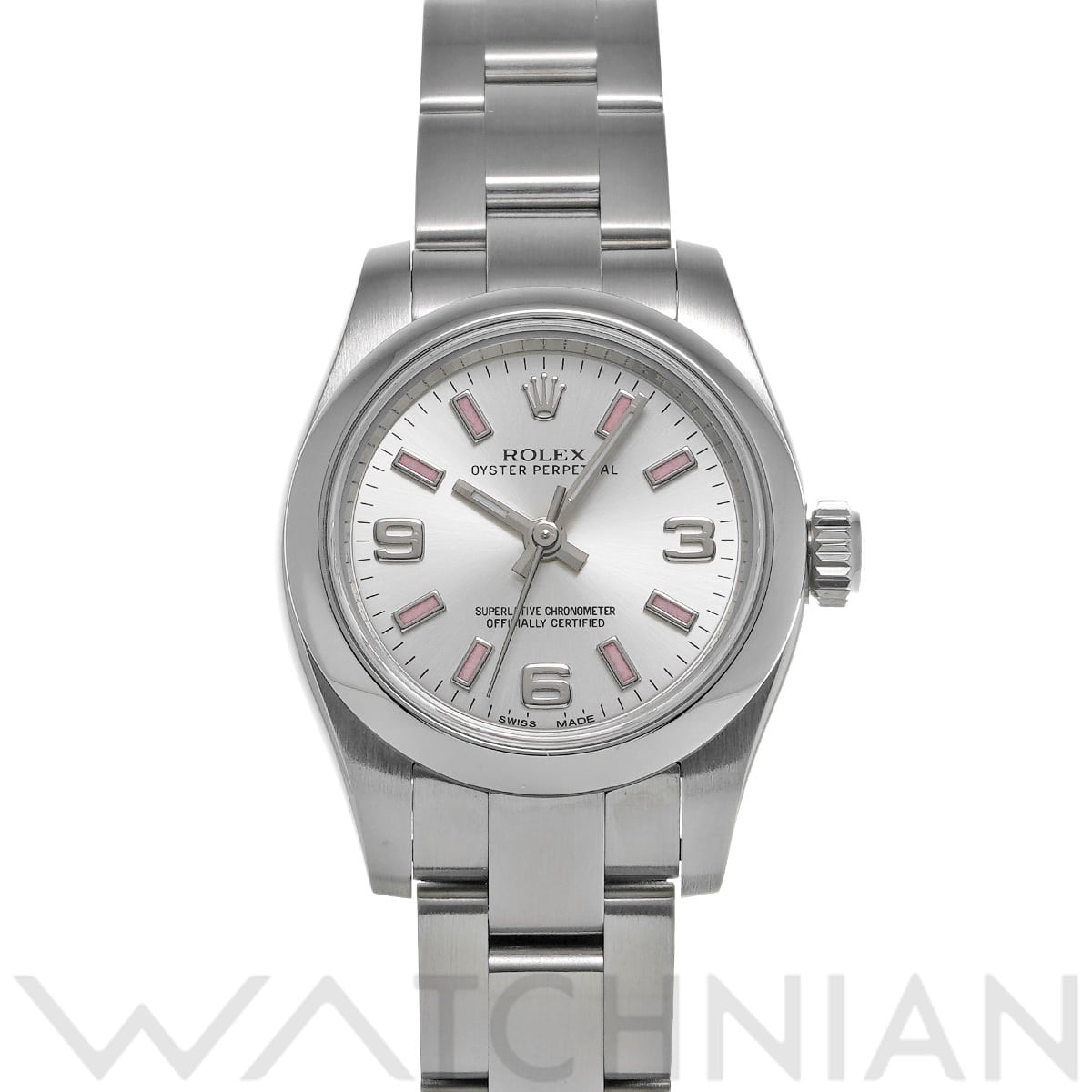 ロレックス オイスターパーペチュアル 26 176200 シルバー レディース 時計 【中古】【wristwatch】