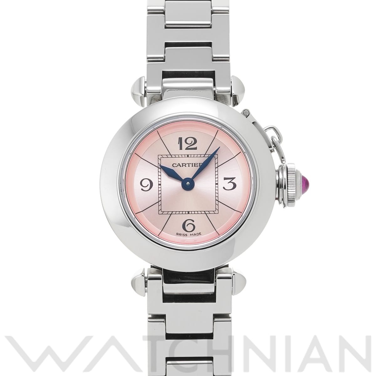 カルティエ ミスパシャ W3140008 ピンク レディース 時計 【中古】【wristwatch】