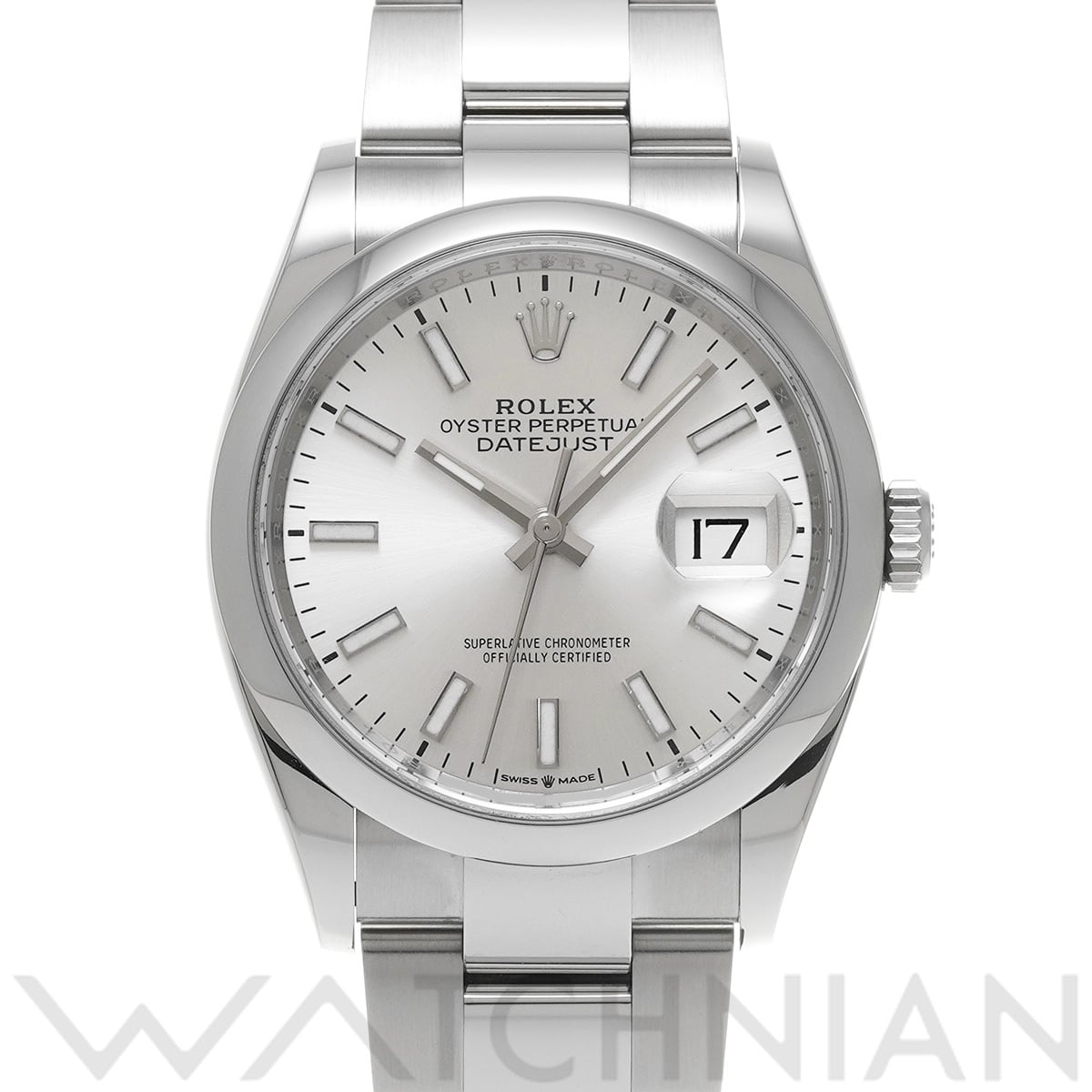 ロレックス デイトジャスト 36 126200 シルバー メンズ 時計 【中古】【wristwatch】