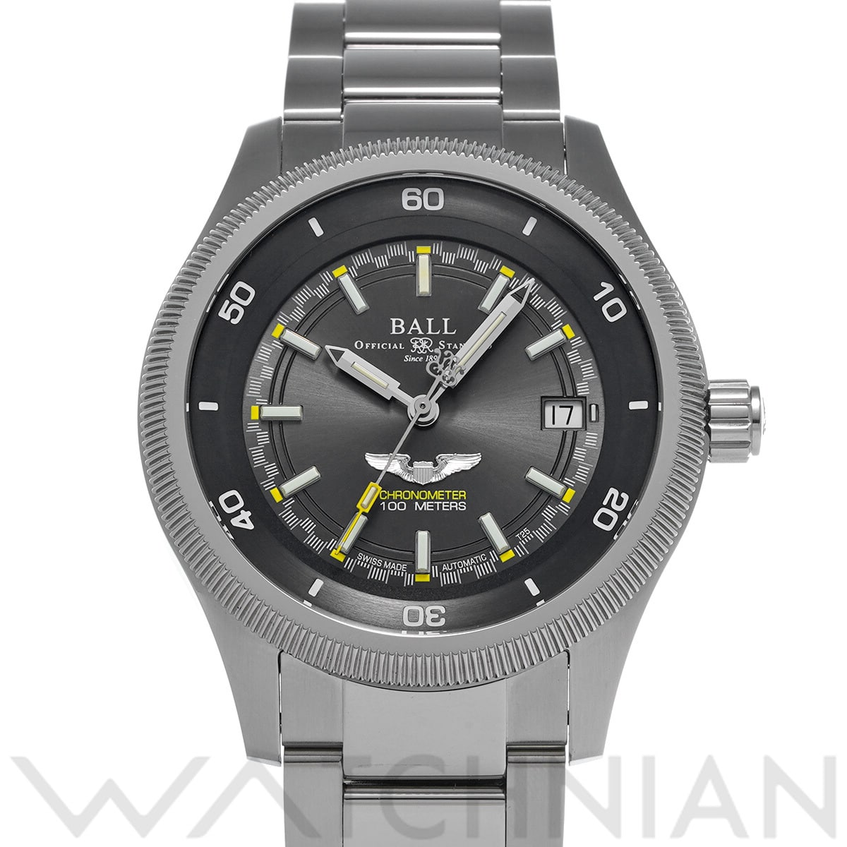 ボールウォッチ エンジニアII マグニートー バローII NM3022C-S3CJ-GYYE ブラック メンズ 時計 【中古】【wristwatch】