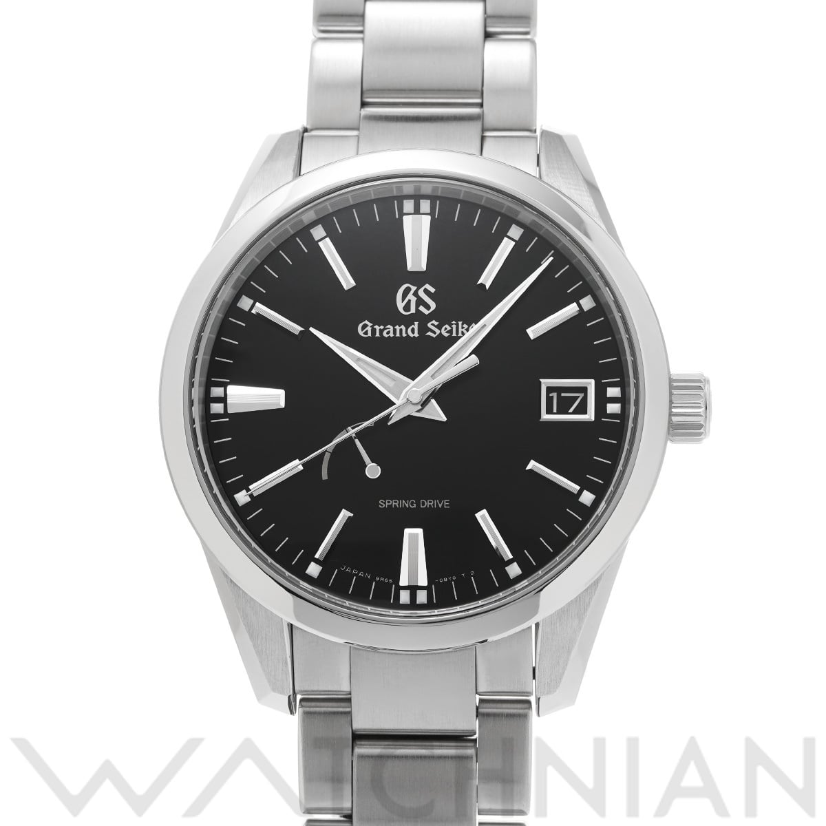 グランドセイコー ヘリテージコレクション スプリングドライブ SBGA301 ブラック メンズ 時計 【中古】【wristwatch】