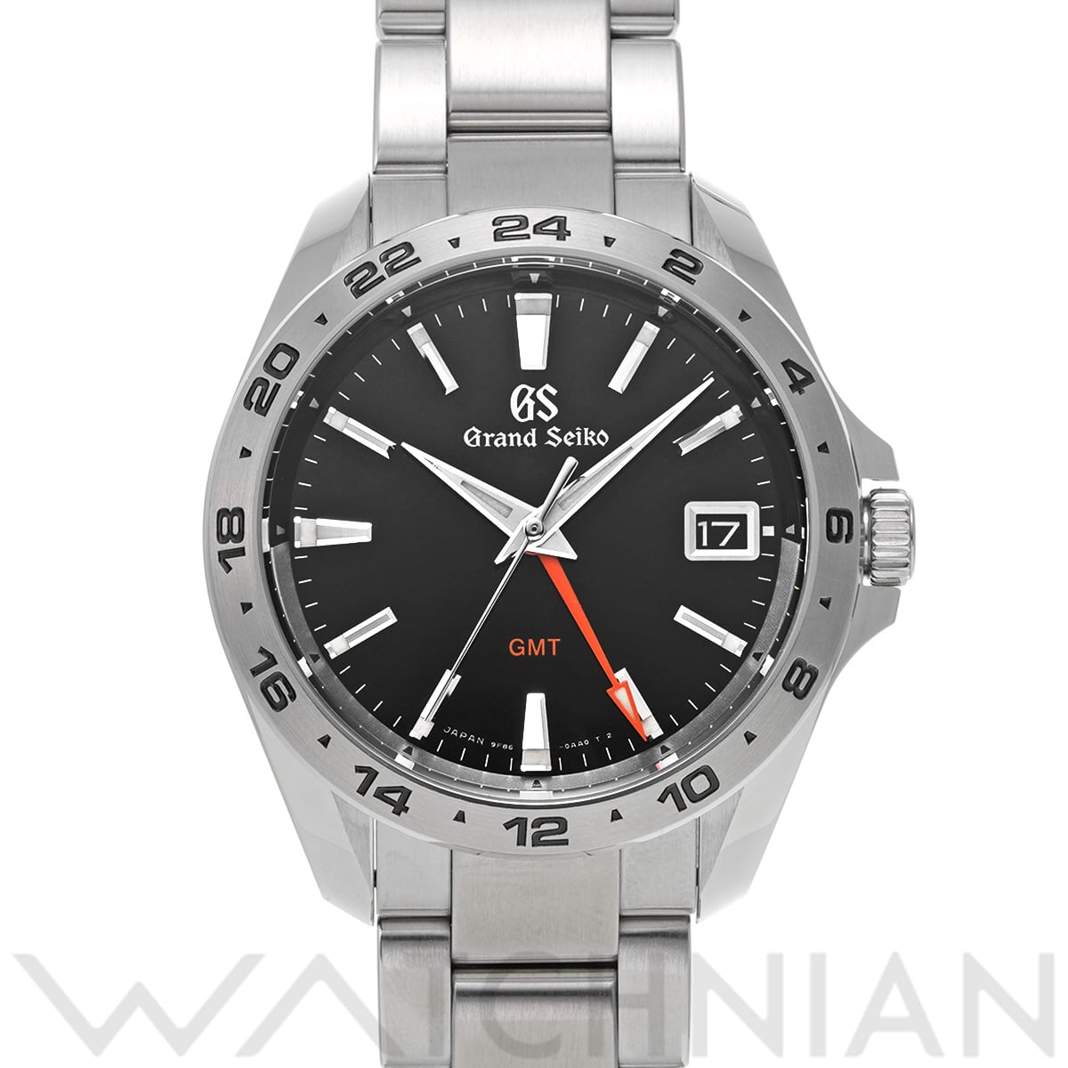 グランドセイコー スポーツコレクション クォーツ GMT SBGN003 ブラック メンズ 時計 【中古】【wristwatch】