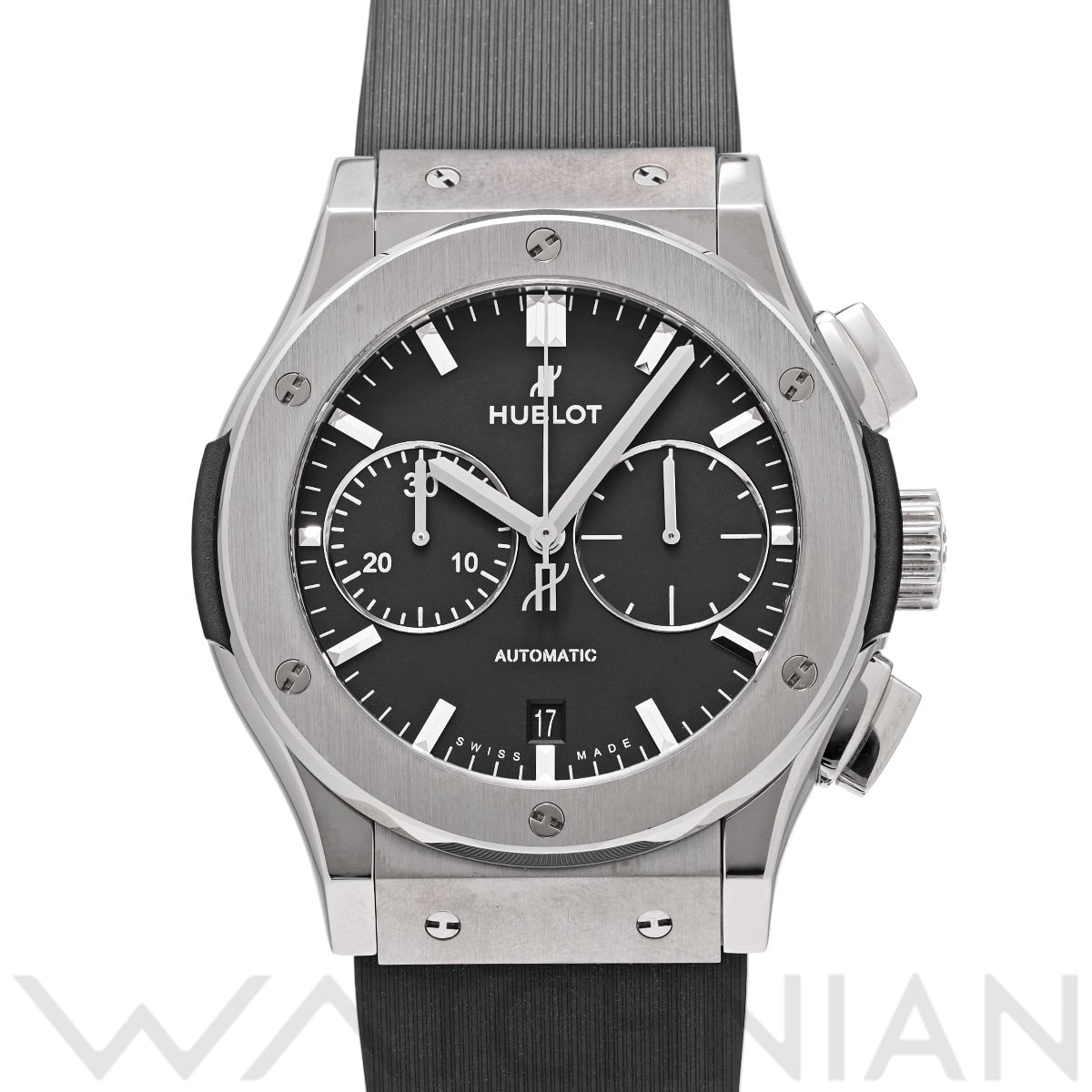 ウブロ クラシックフュージョン クロノグラフ チタニウム 521.NX.1171.RX マットブラック メンズ 時計 【中古】【wristwatch】