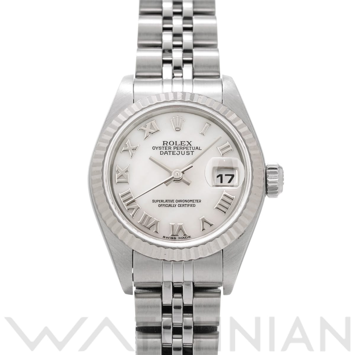 ロレックス レディ デイトジャスト 79174NR ホワイトシェル レディース 時計 【中古】【wristwatch】