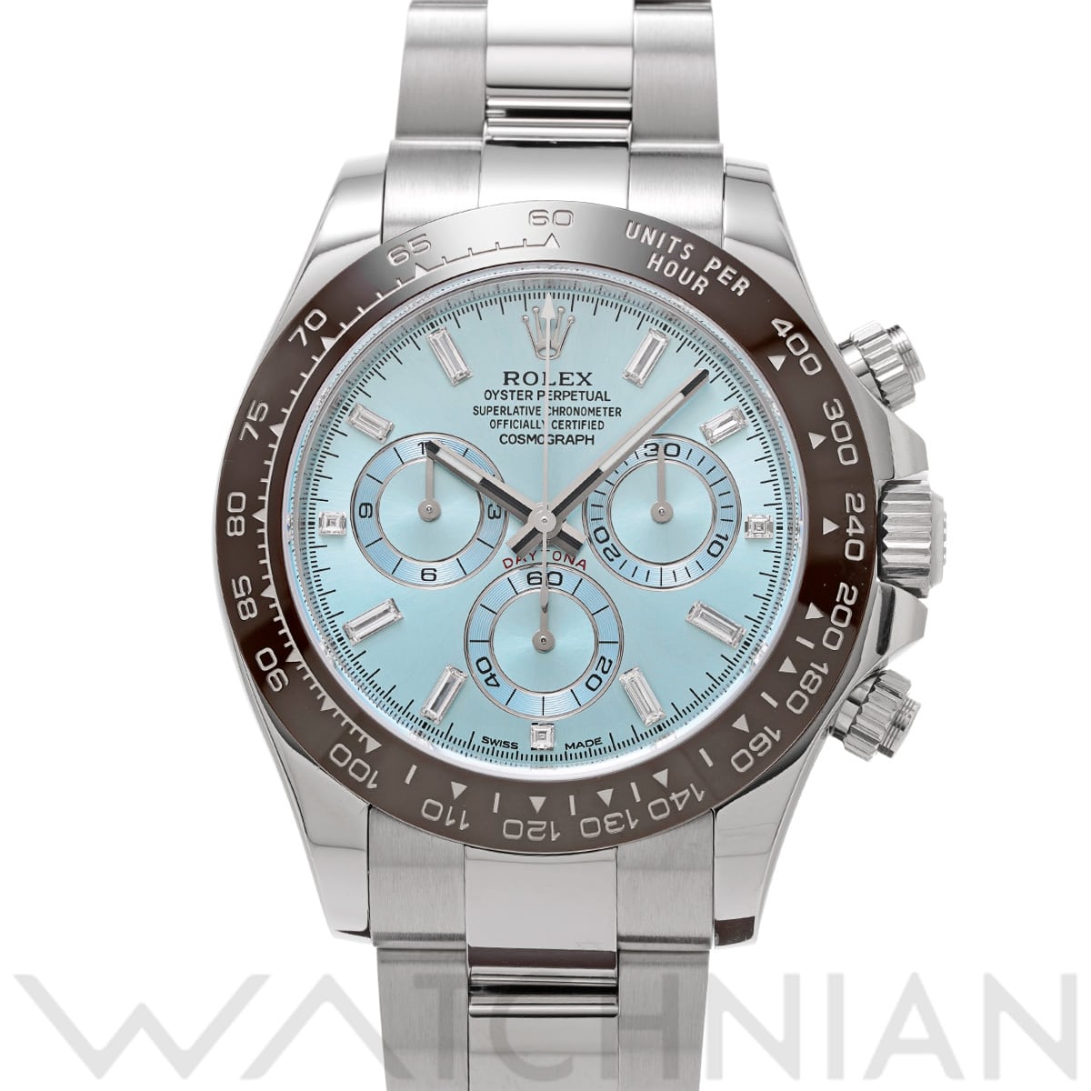 ロレックス コスモグラフ デイトナ 116506A アイスブルー/ダイヤモンド メンズ 時計 【中古】【wristwatch】