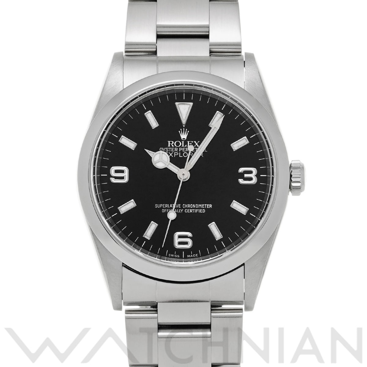 ロレックス エクスプローラー 14270 ブラック メンズ 時計 【中古】【wristwatch】